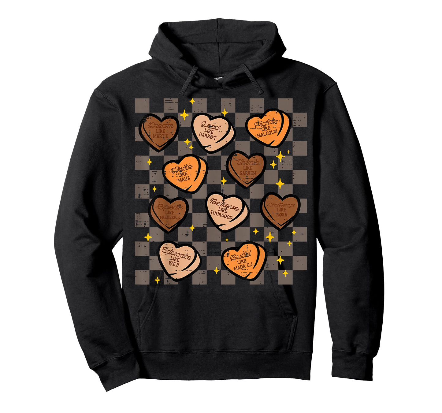 Black History Dream Like Martin Heart Retro Women Girls Kids T-Shirt