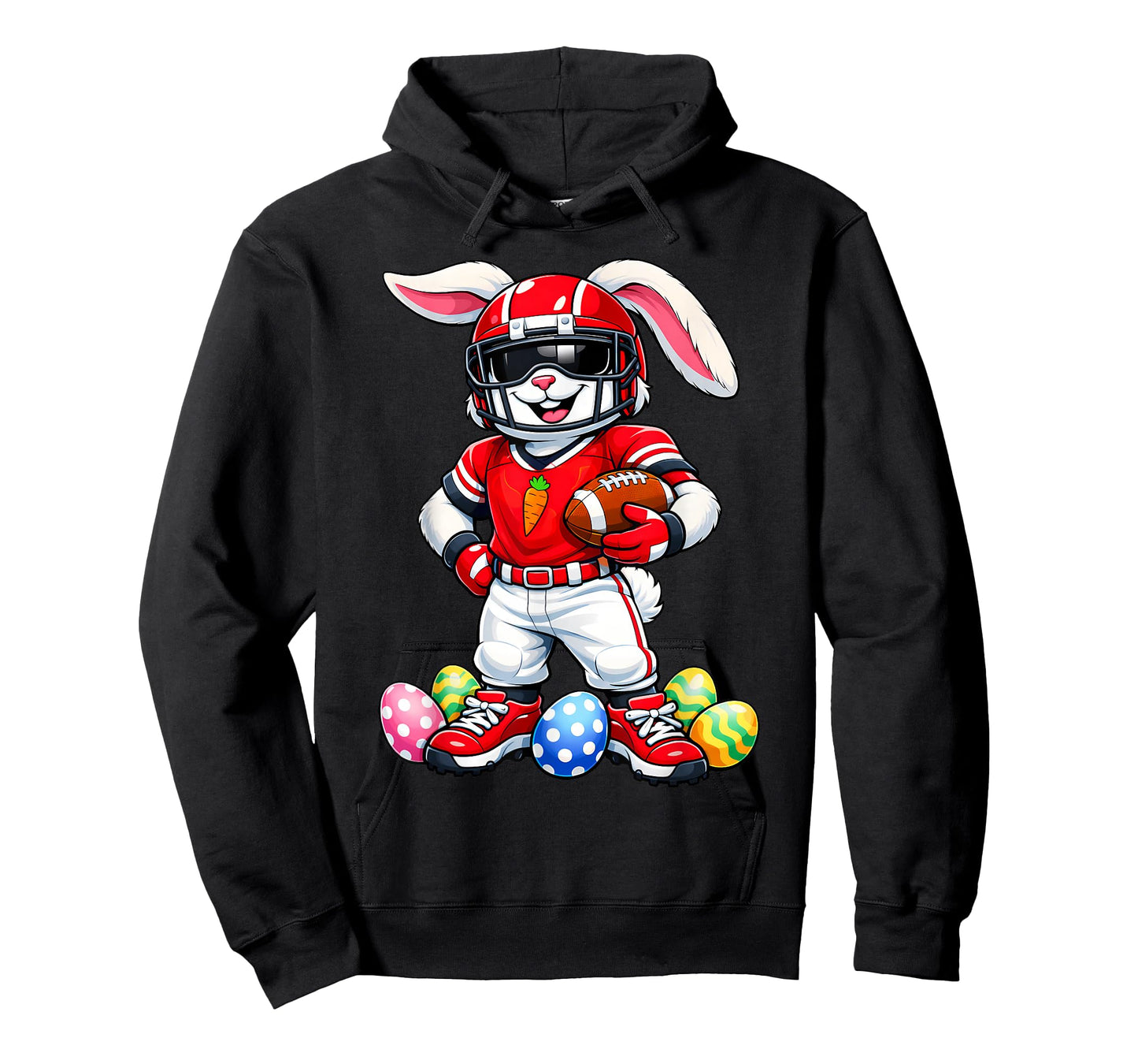 Kids Boys Easter Bunny Play Footbal Easter Kids Boys Mens T-Shirt