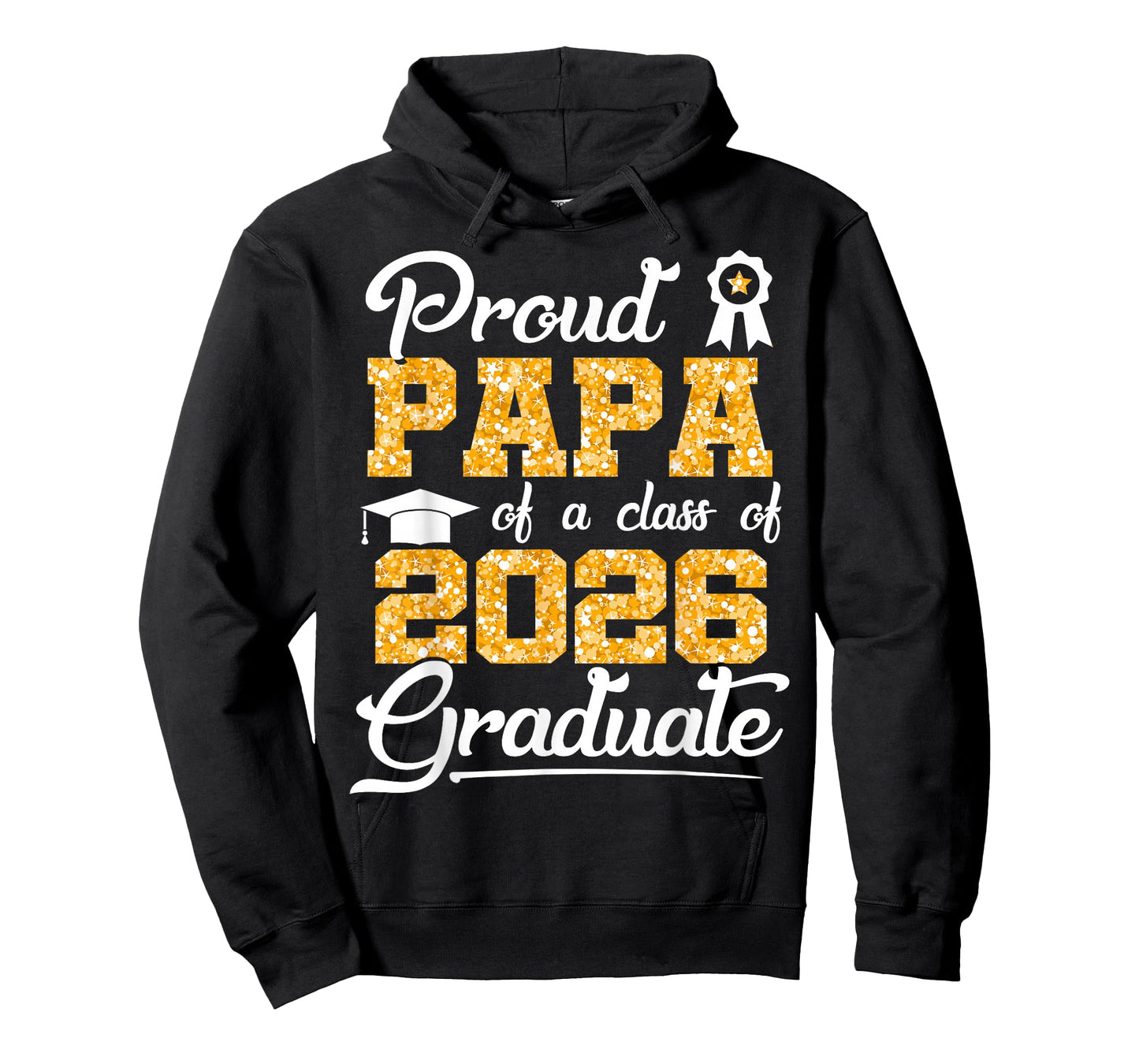 Proud Papa of a Class of 2026 Senior Funny Graduate 2026 T-Shirt