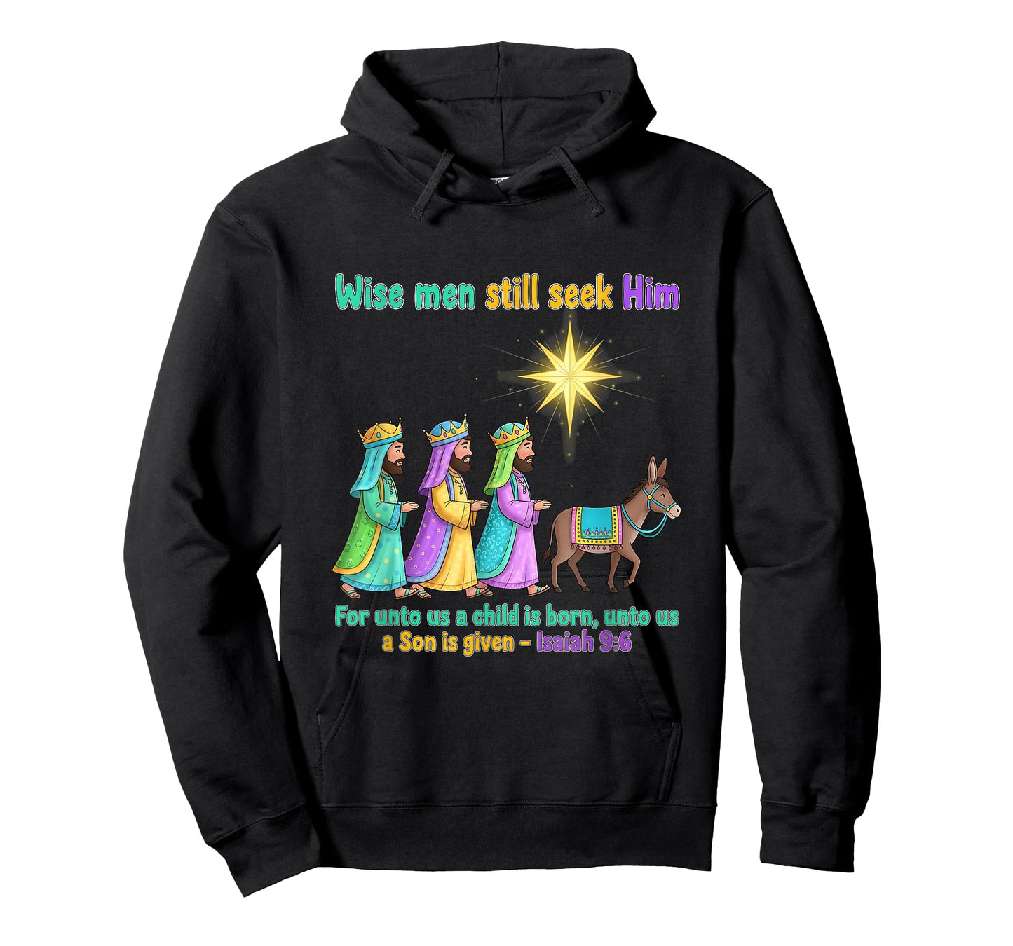 Wise Men Still Seek Him 3 Kings Religious Christmas T-Shirt