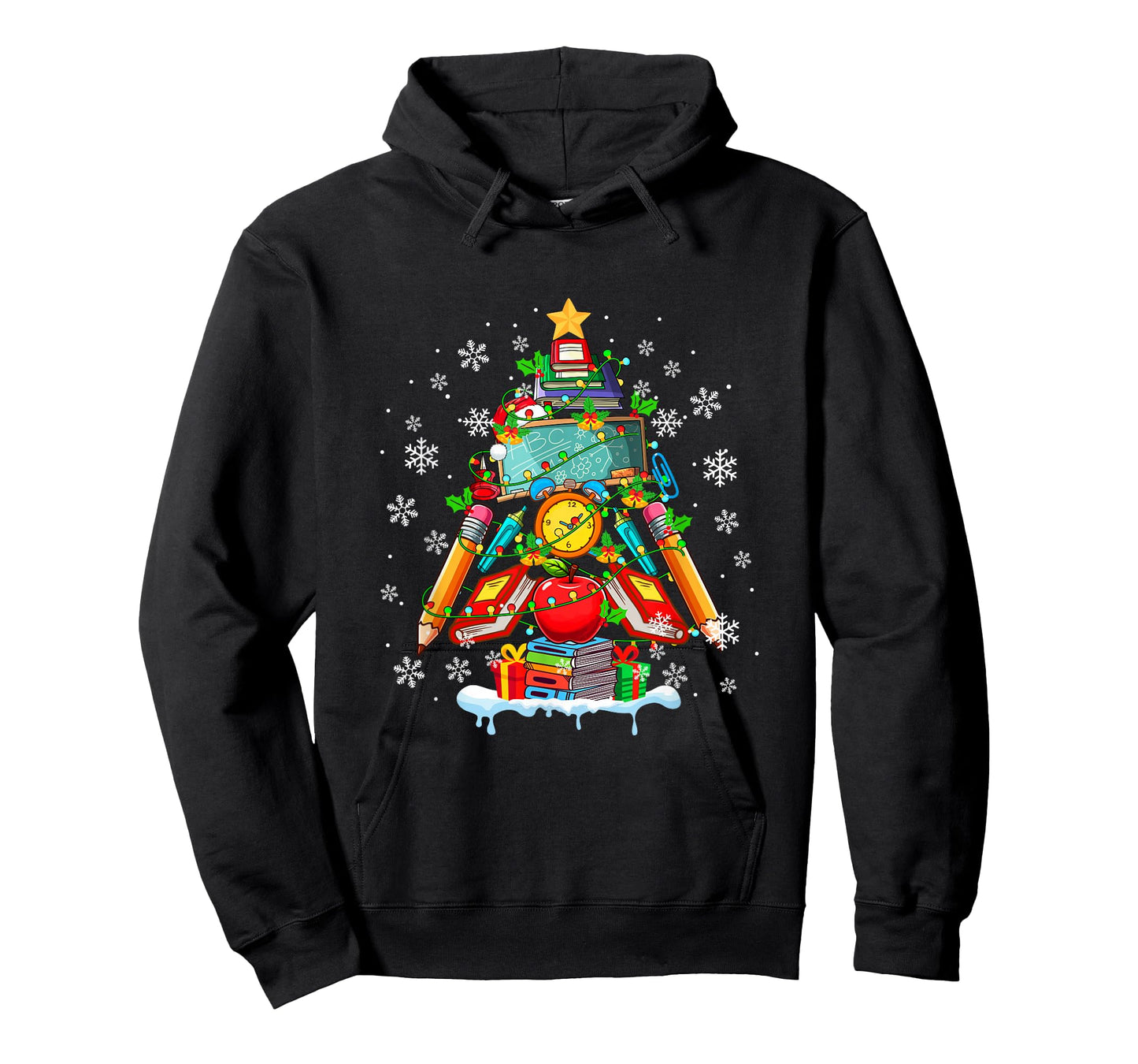 Paraprofessional Tools Colorful Xmas Tree Job Team Lover T-Shirt