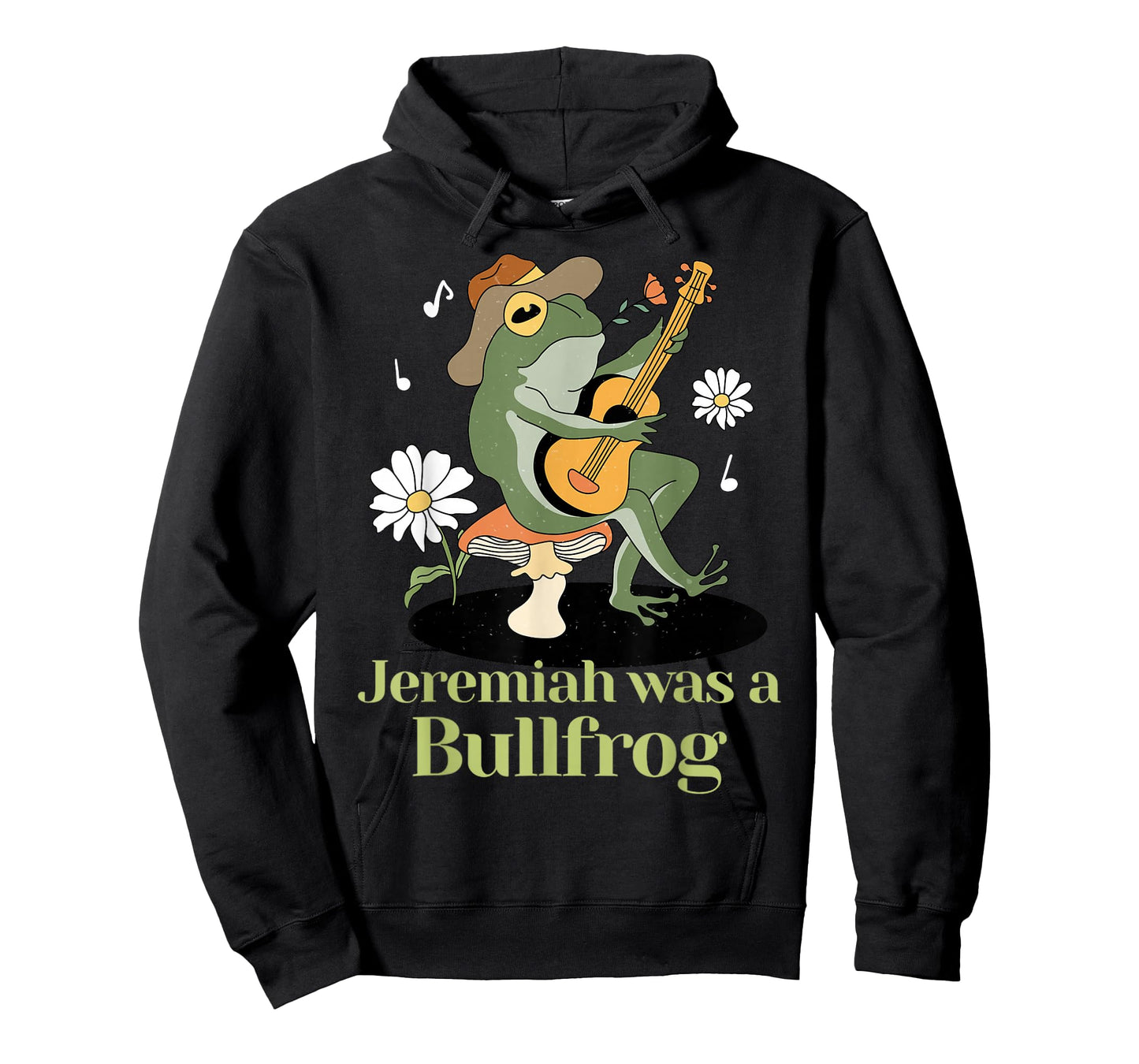 Frog Guitar-Jeremiah was Bullfrog Funny Saying T-Shirt