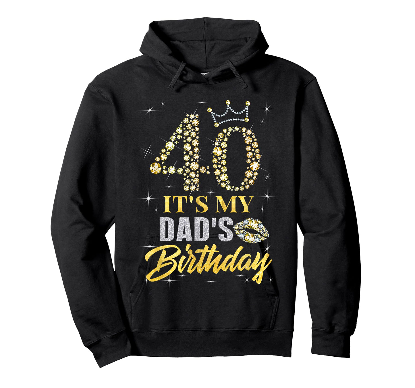 40 It's My Dad's Birthday Crown Happy 40 Years Old T-Shirt