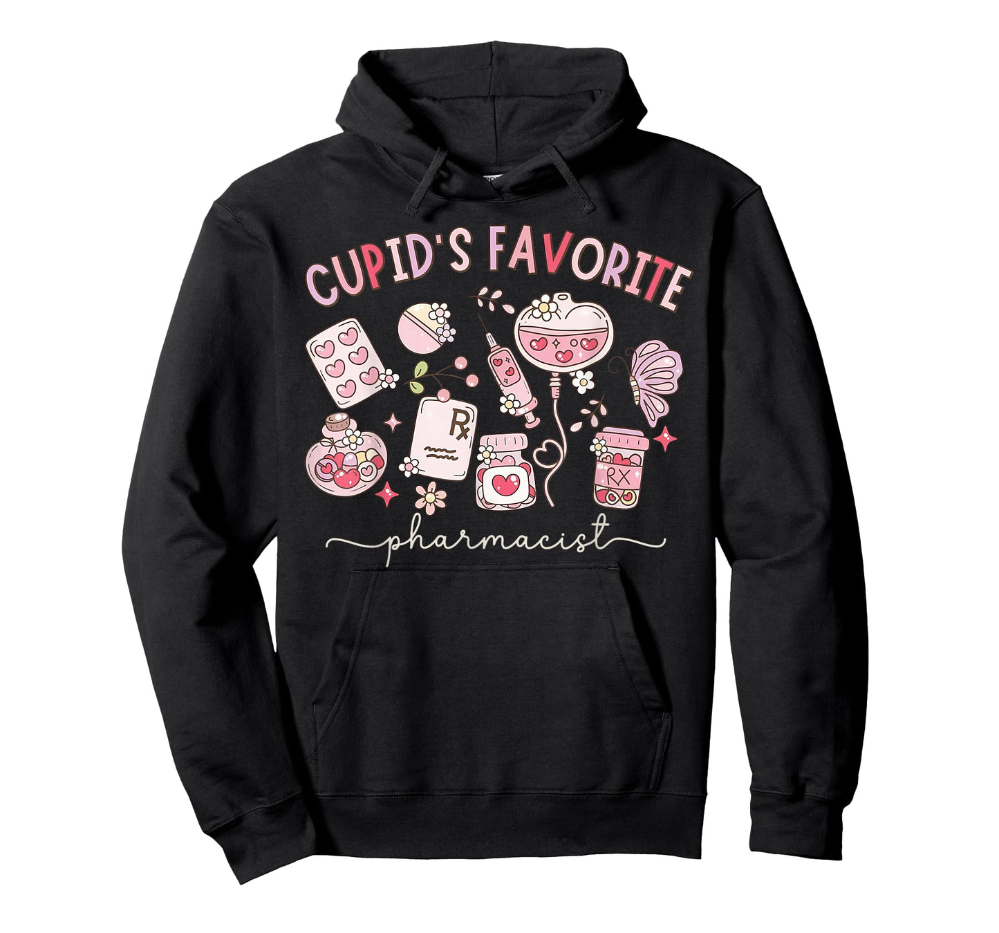 Cupid's Favorite Pharmacist Valentines Day PharmD Pharmacy T-Shirt