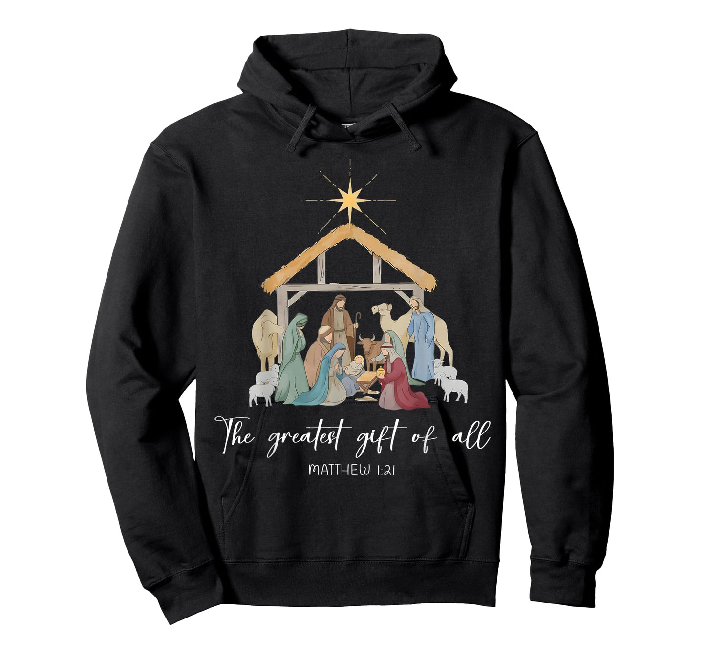 The Greatest Gift for All Christmas Nativity Jesus Christian T-Shirt