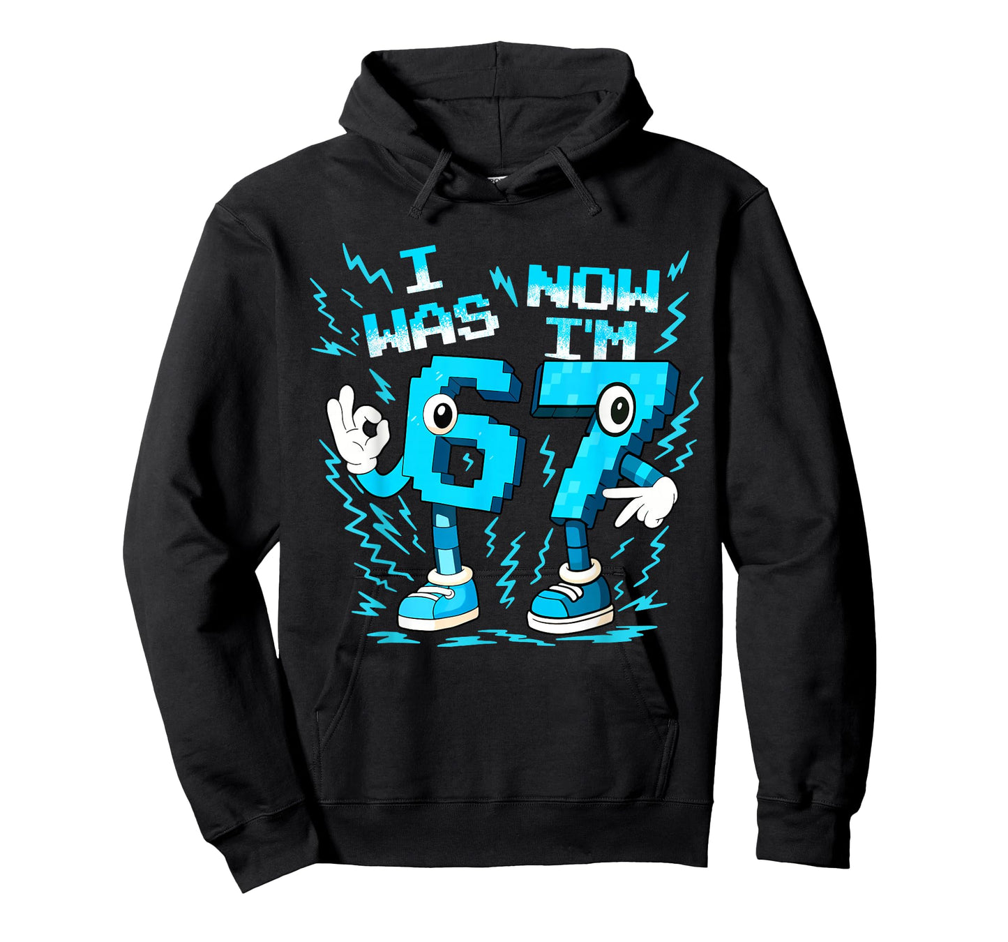 I was 6 Now I'm 7 Birthday Boy 67 Brainrot for Men Women Kid T-Shirt