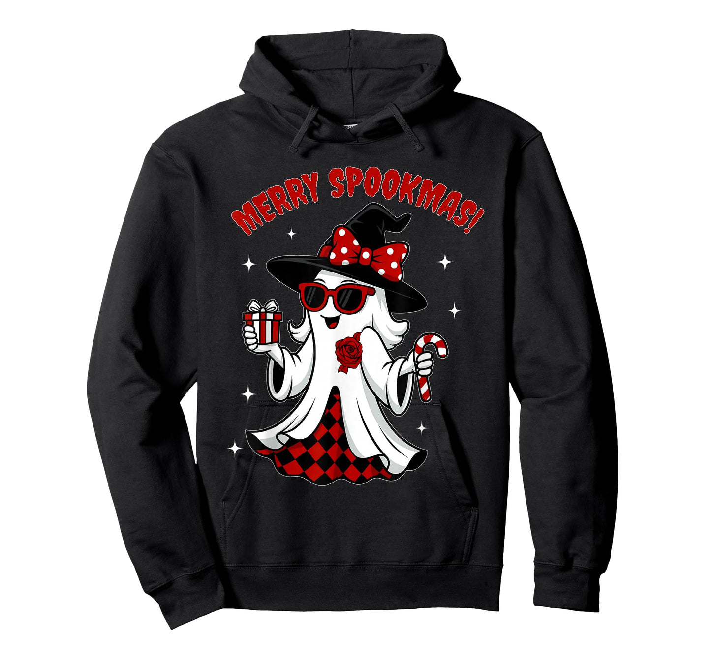 Merry Spookmas Funny Christmas Ghost T-Shirt