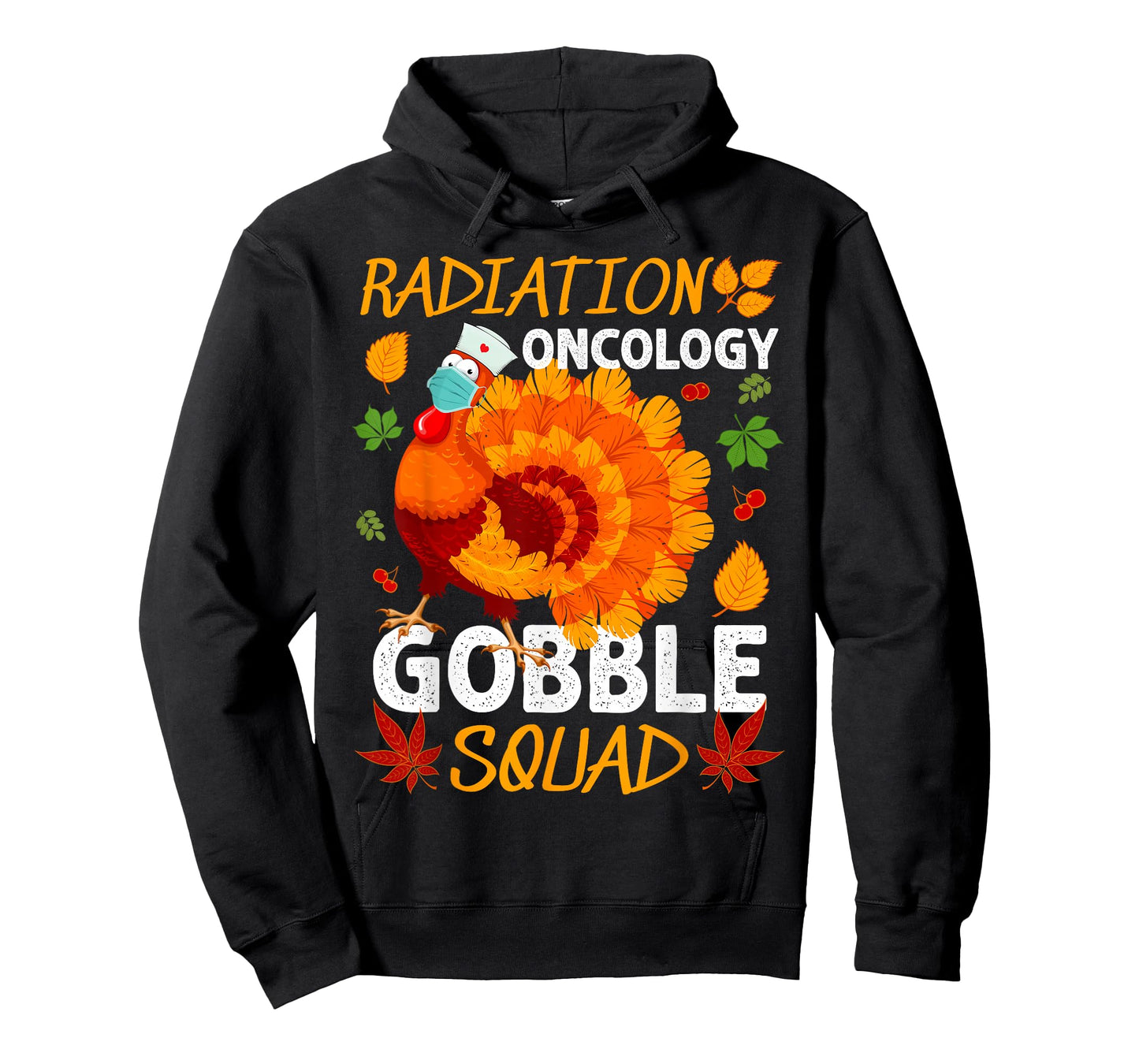 Radiation Oncology Gobble Squad Turkey Thanksgiving Fall T-Shirt