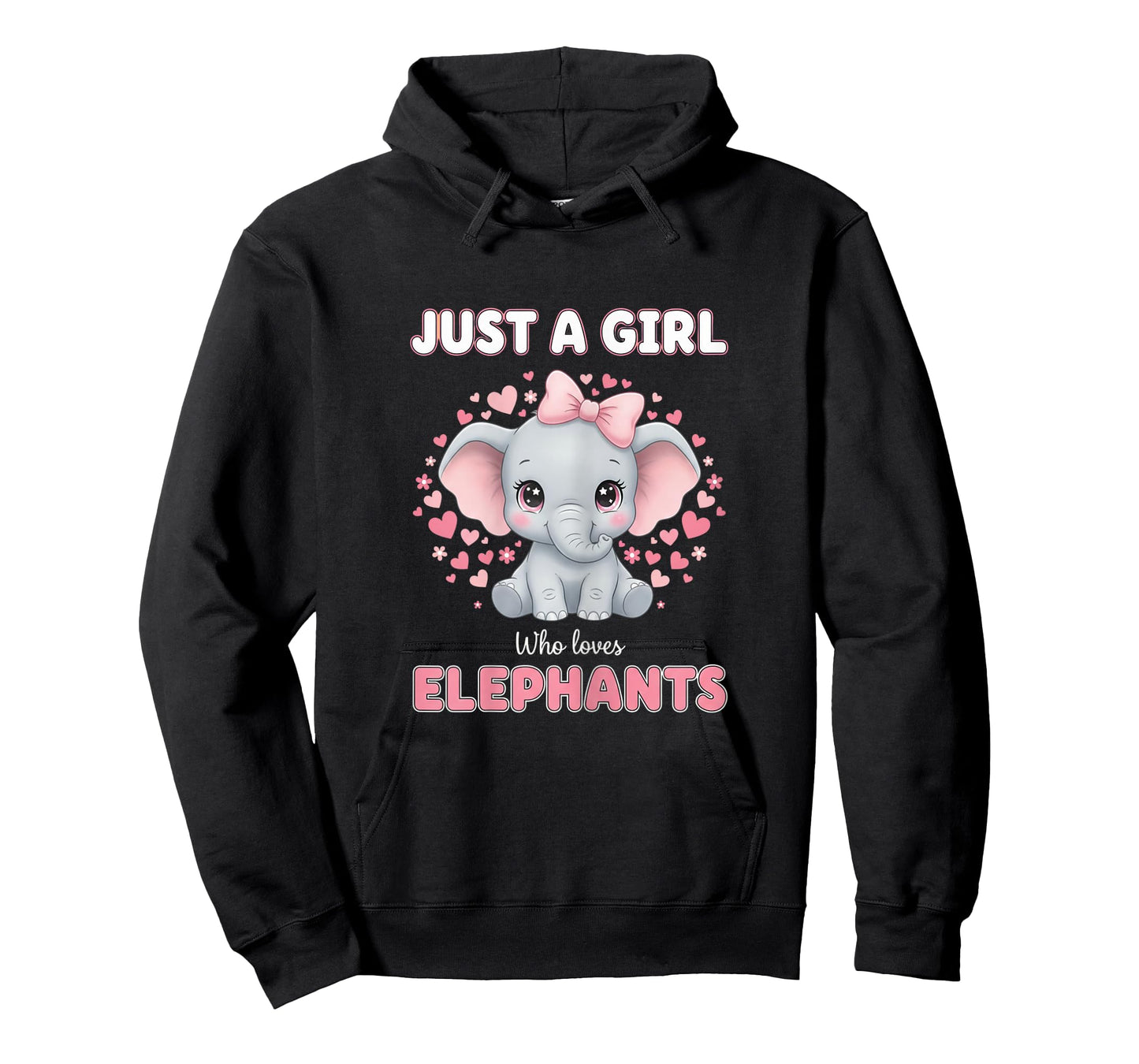 Just A Girl Who Loves Elephants Women Girls T-Shirt