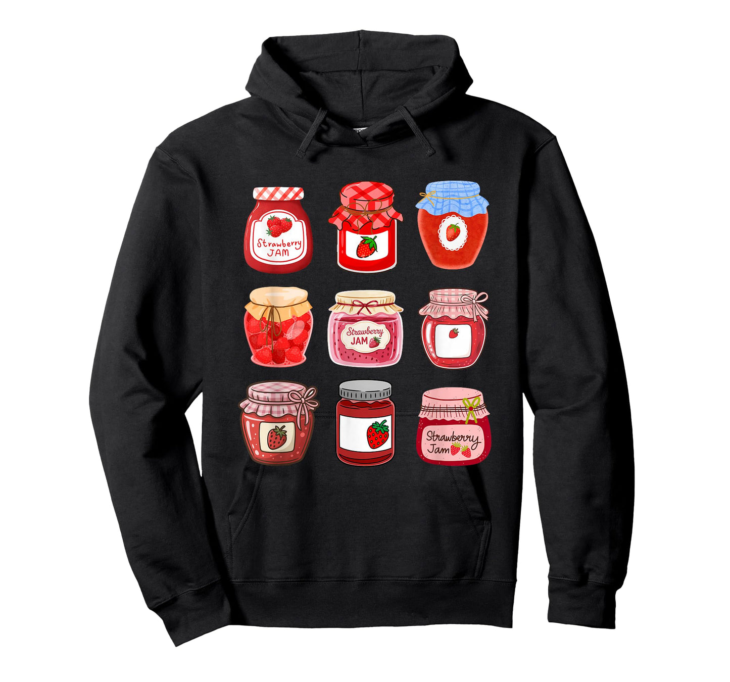 Stawberry jam jar Print Cute jam T-Shirt