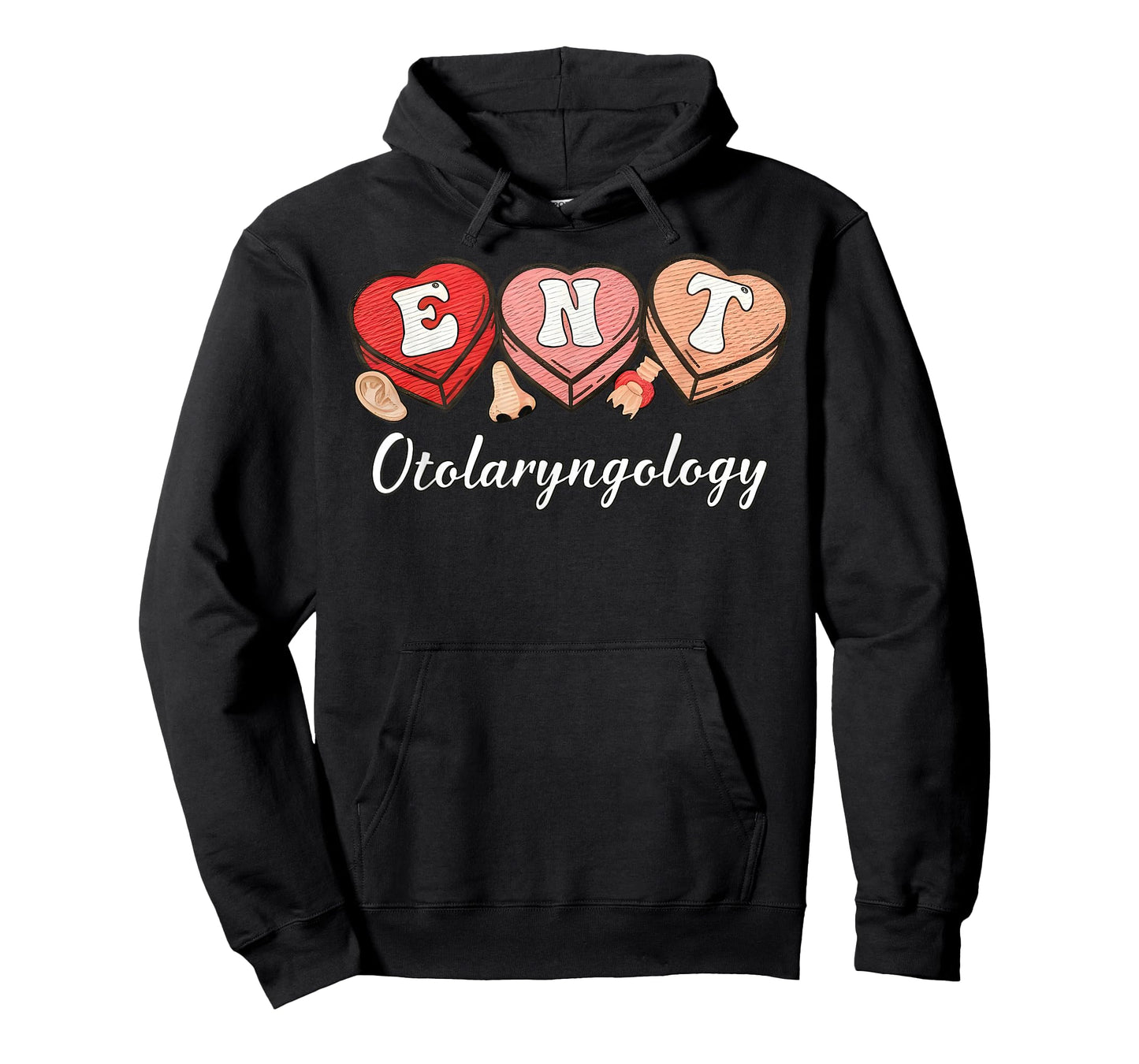 Heart Candy Otolaryngology ENT Ear Nose Throat Valentine T-Shirt