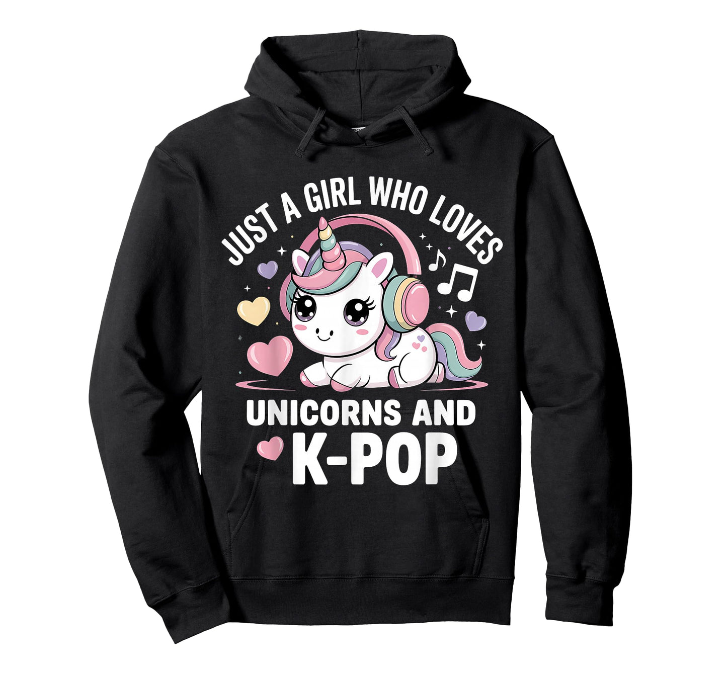 Just A Girl Who Loves K-Pop Unicorns Girl K Pop Kpop T-Shirt