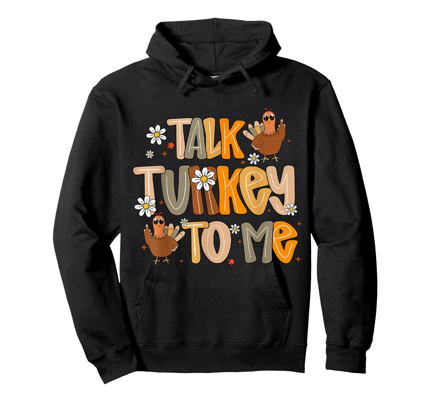 Retro Funny Fall Thanksgiving Thankful Talk Turkey to Me T-Shirt