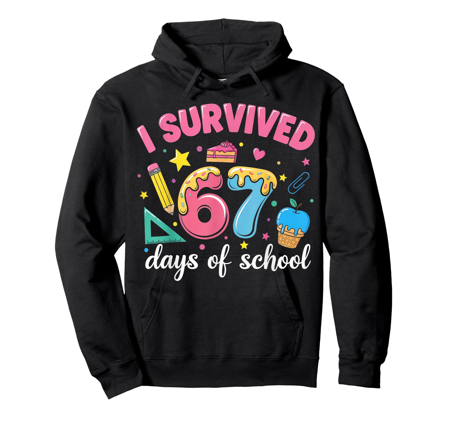 I Survived 67 Days of School Funny Meme Teacher Student T-Shirt