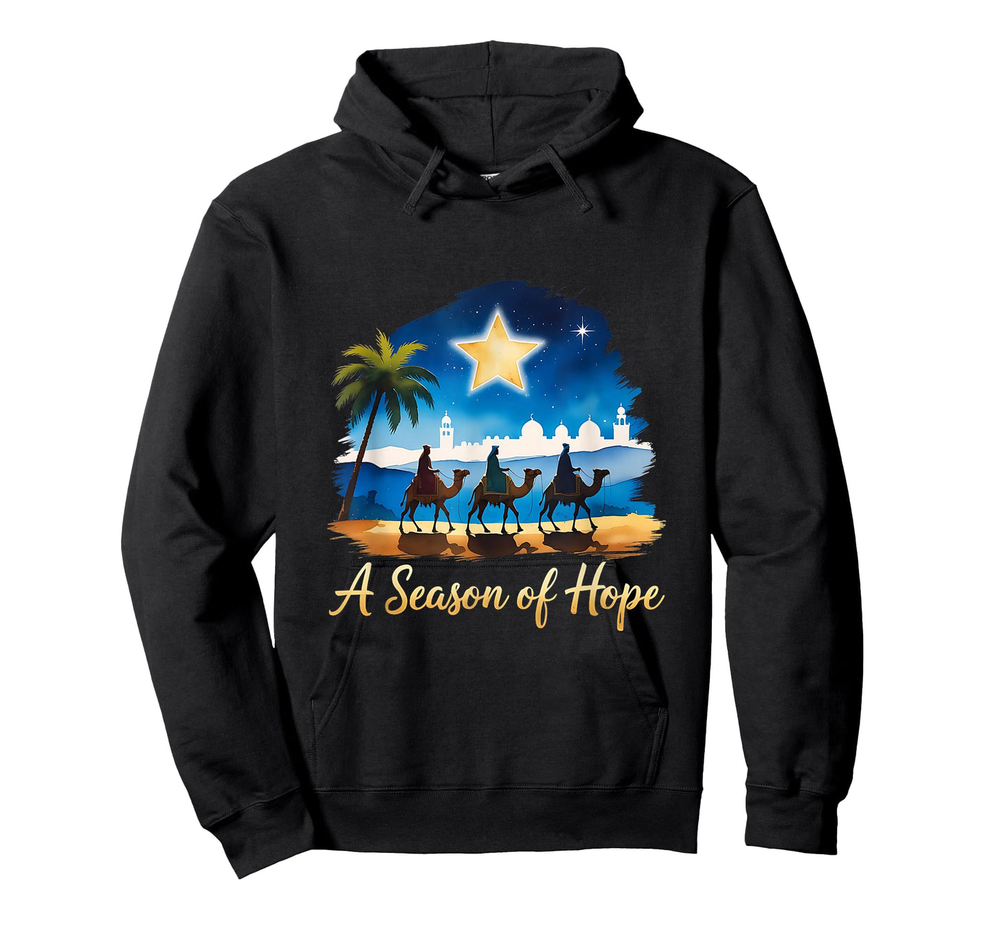 Jesus Faith 3 Kings Vintage A Season of Hope Christmas T-Shirt