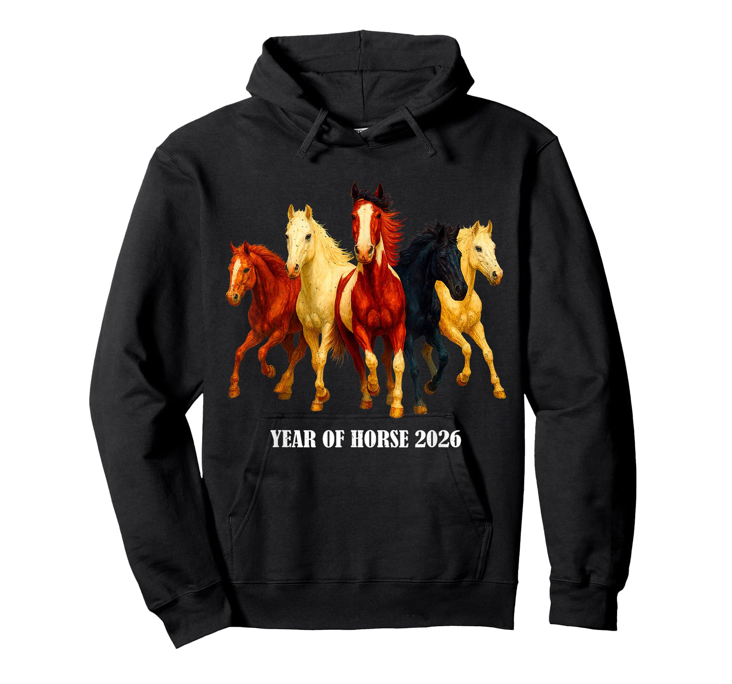 Year of The Horse 2026 Chinese Fire New Year NYE T-Shirt