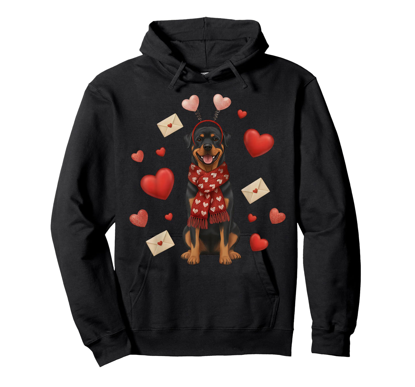 Cute Rottweiler Dog Valentine’s Day Dog Mom - Rottie Lover T-Shirt