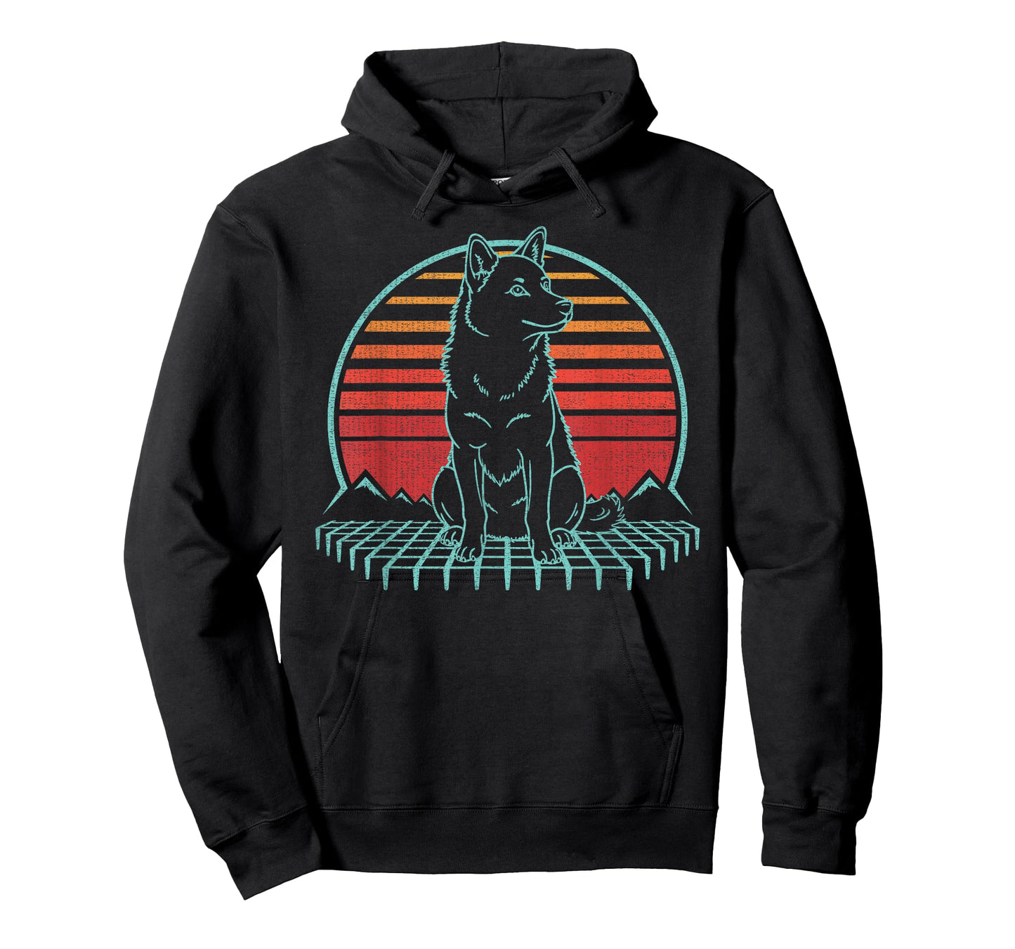 Siberian Husky Lover Dog Owner Retro Vintage 80s T-Shirt