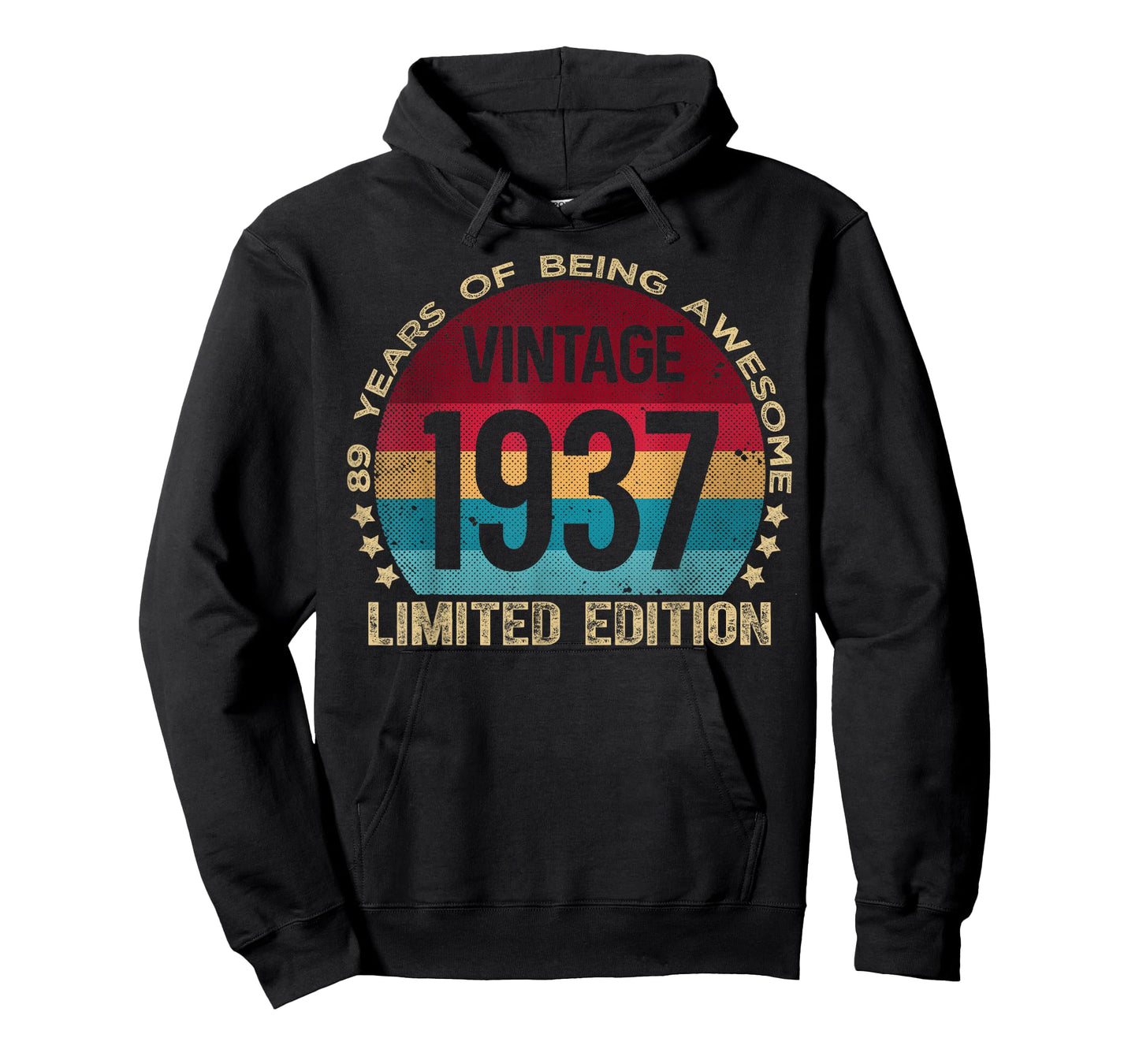 89 Year Old Gifts Vintage 1937 Limited Edition 89th Birthday T-Shirt