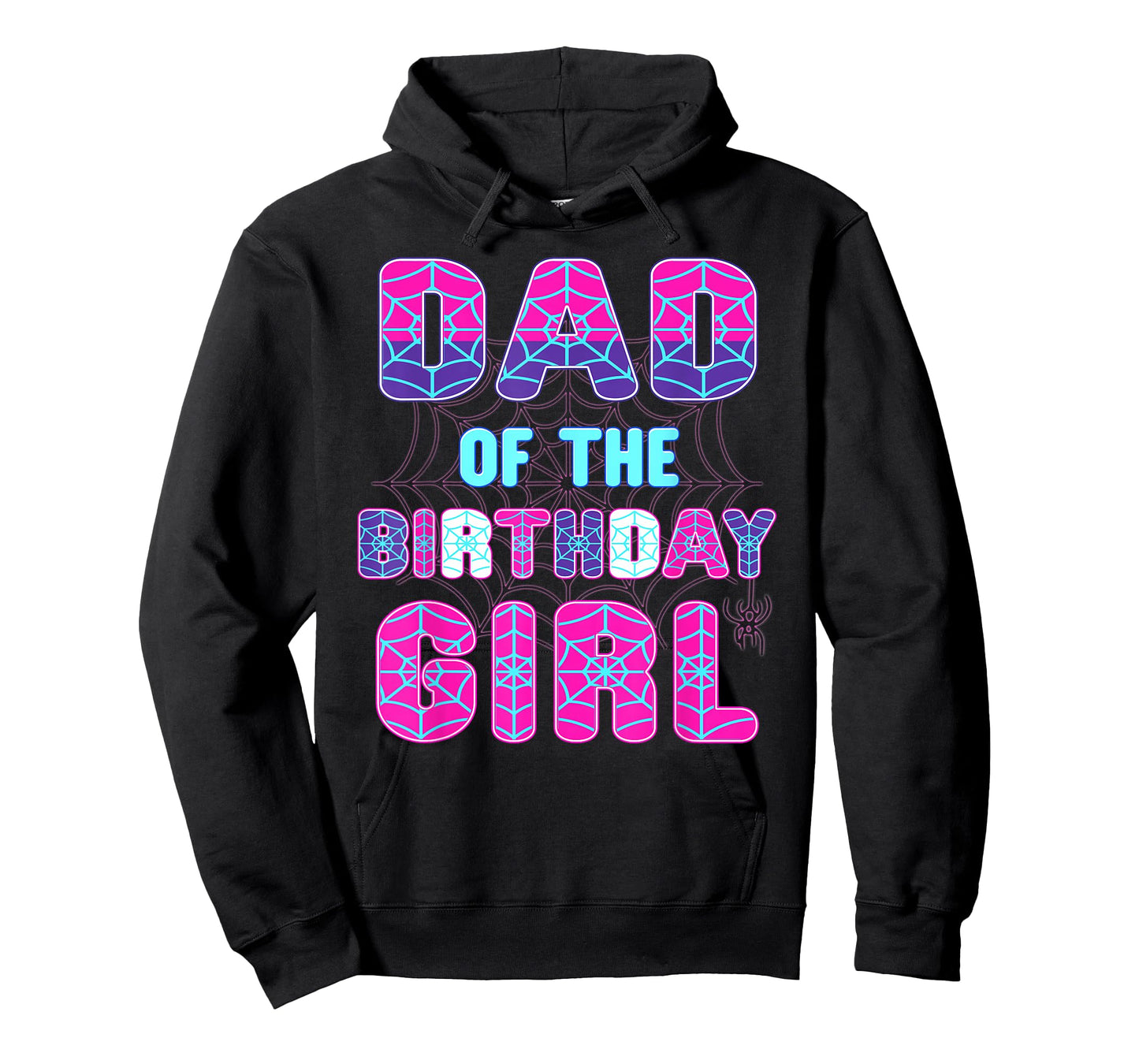 Birthday Girl Dad of The Birthday Girl Spider Birthday Party T-Shirt