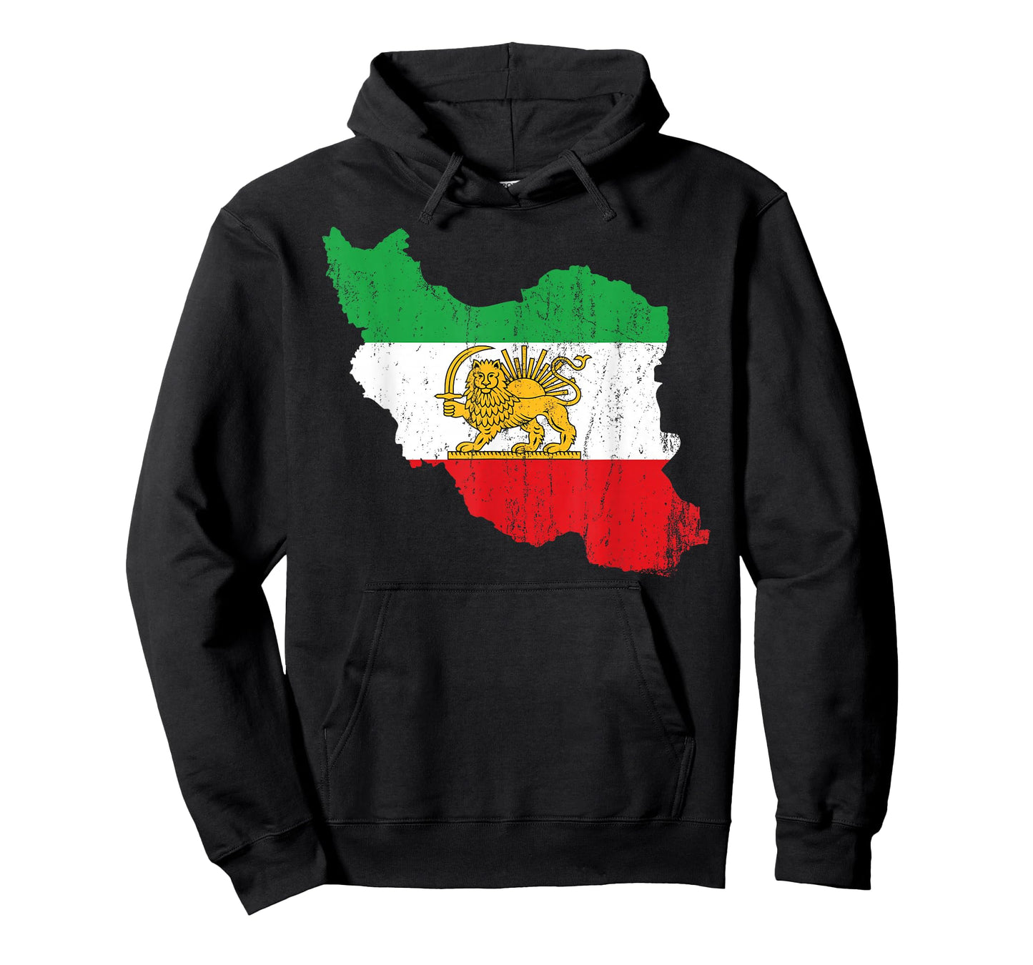 Iran Flag Map Lion Persian Iranian Men Women Kids T-Shirt