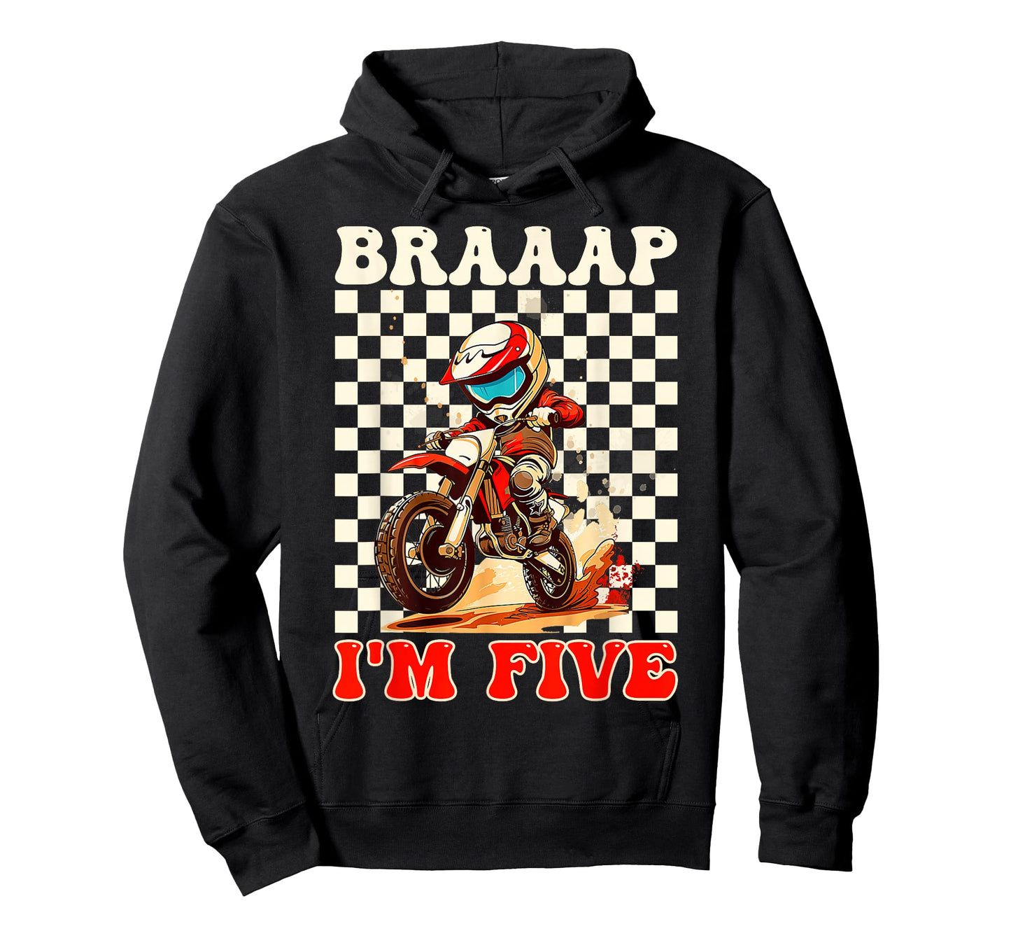 Kids It's My 5th Birthday Boy Motocross Dirt Bike 5 Year Old T-Shirt