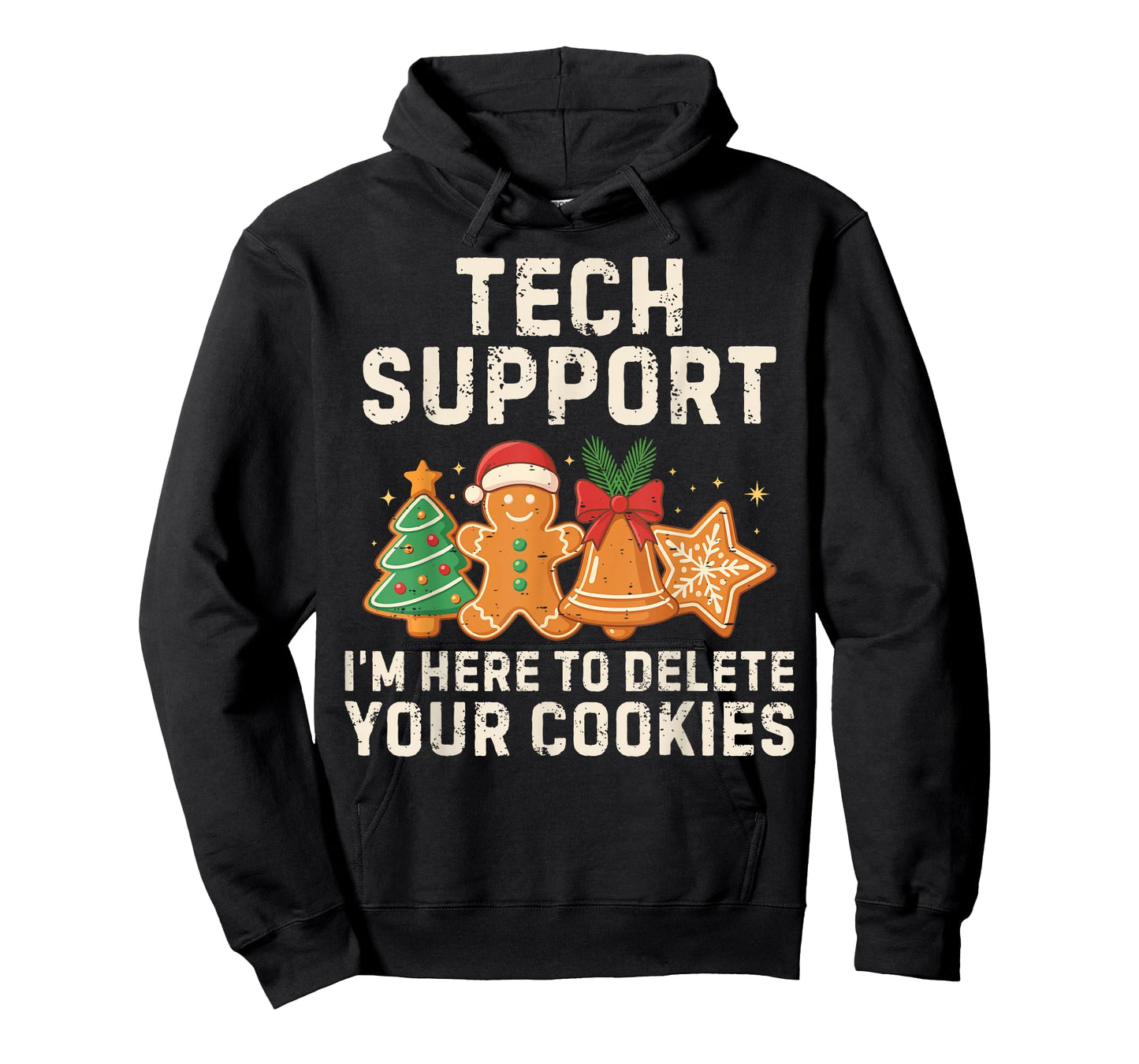 Tech Support Christmas Cookies Women Men Funny Christmas T-Shirt