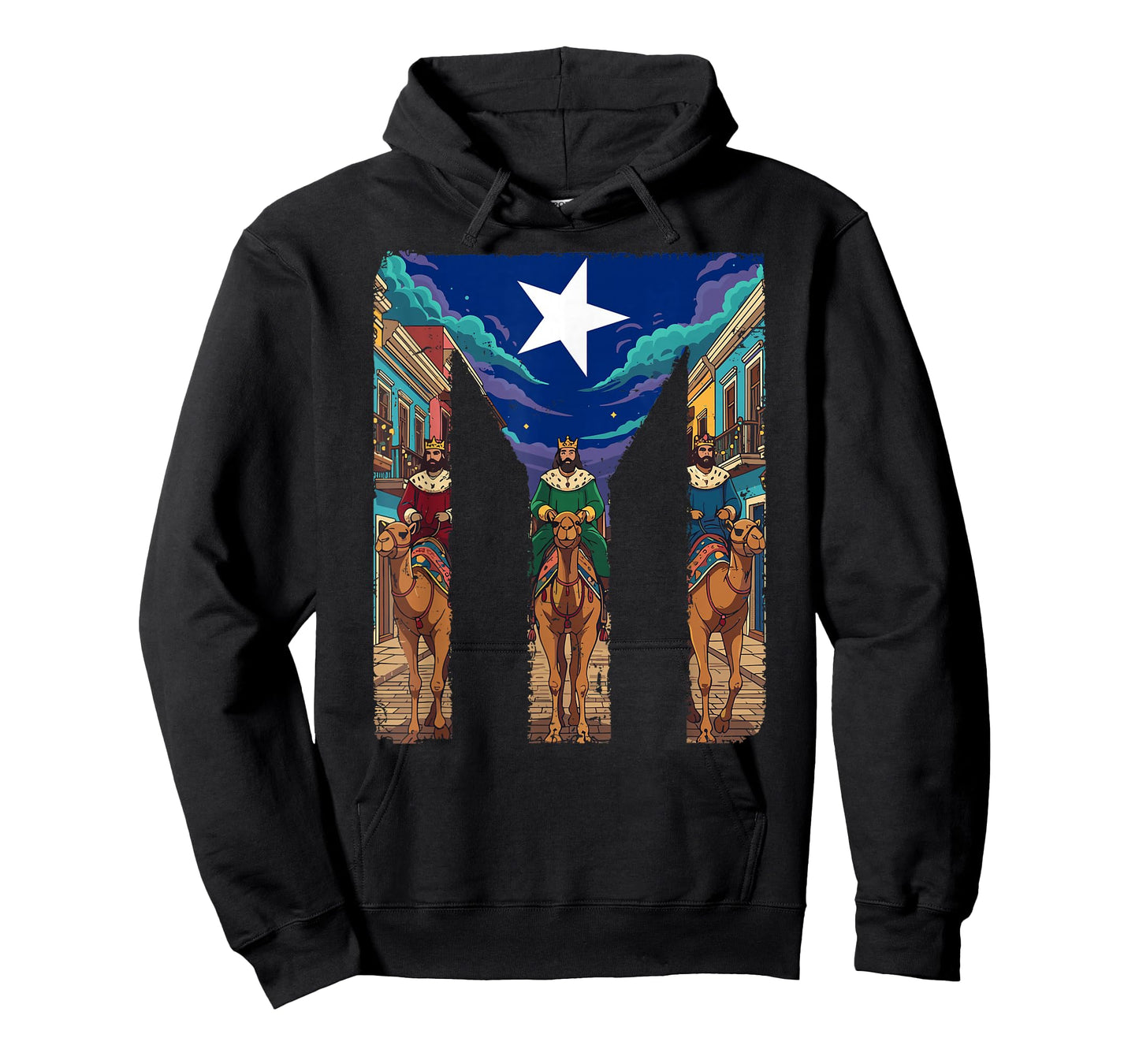 Three Kings Puerto Rican Flag Día de Reyes Magos Boricua T-Shirt