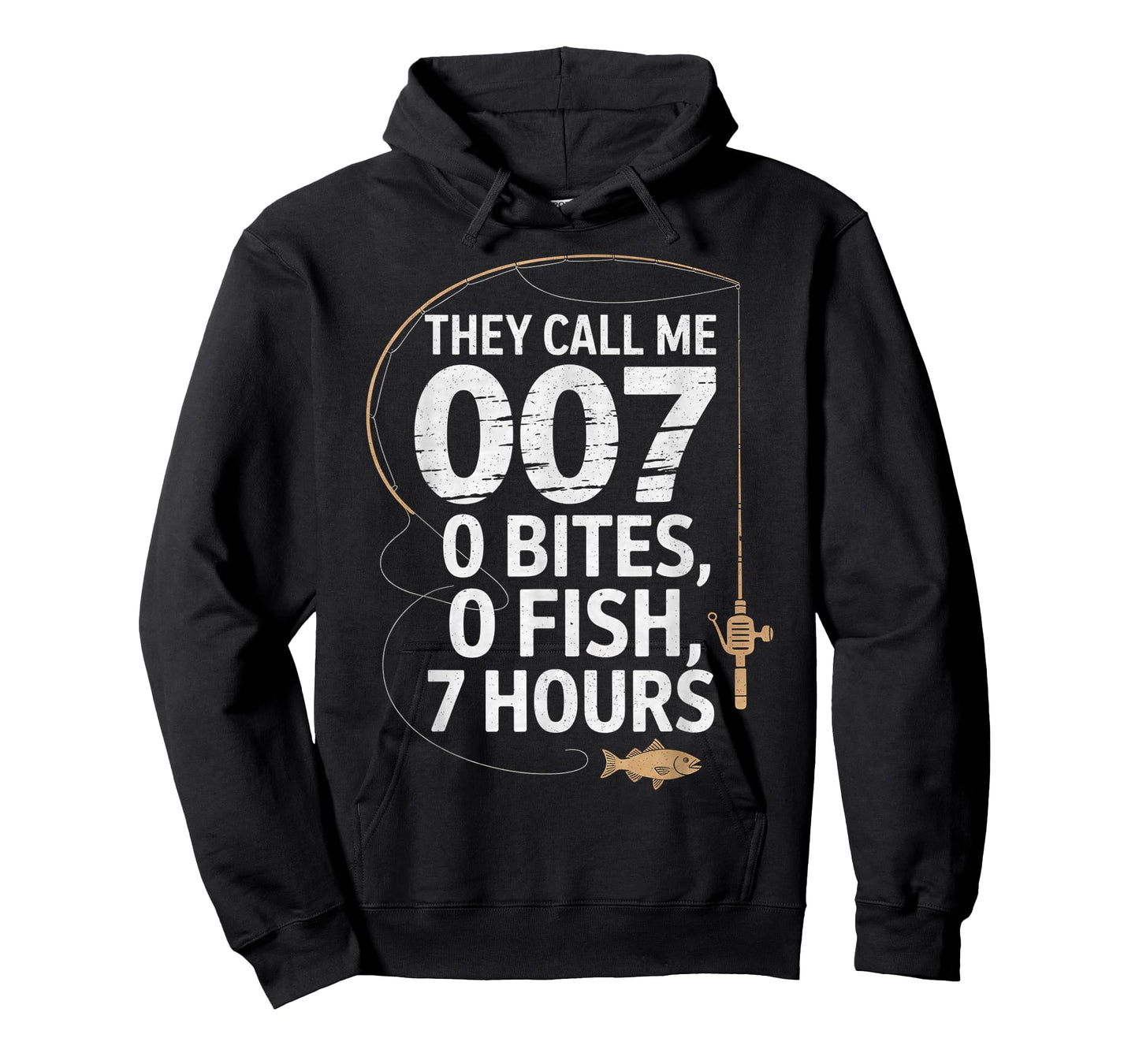 Fisherman Joke Dad - They Call Me 007 Funny Fishing Humor T-Shirt