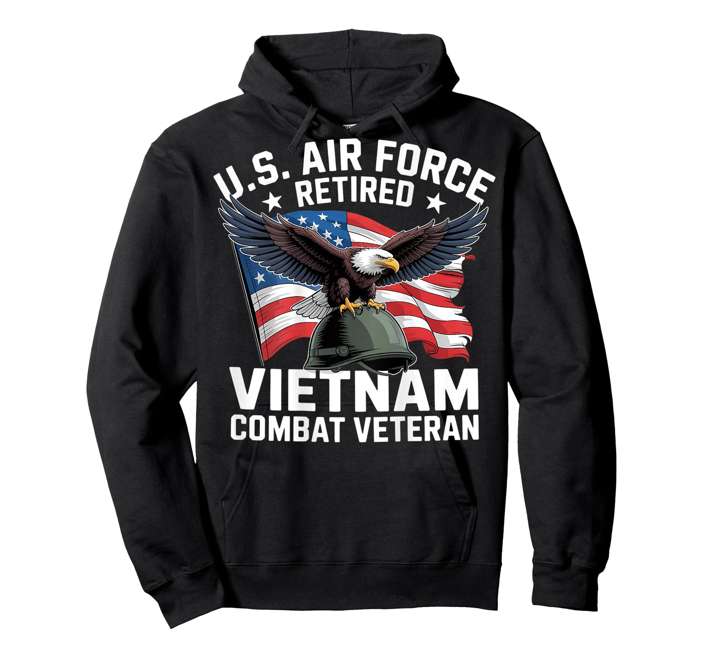 US Air Force Retired Vietnam Combat Veteran T-Shirt