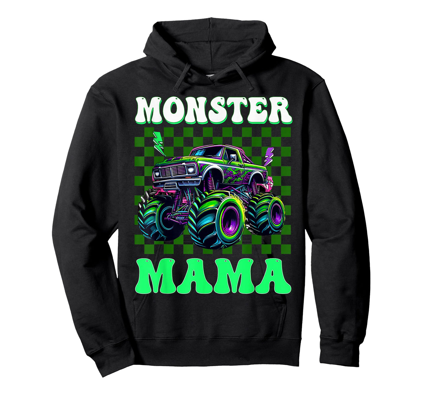 Monster Truck Mom Mama of The Birthday Boy Family Matching T-Shirt