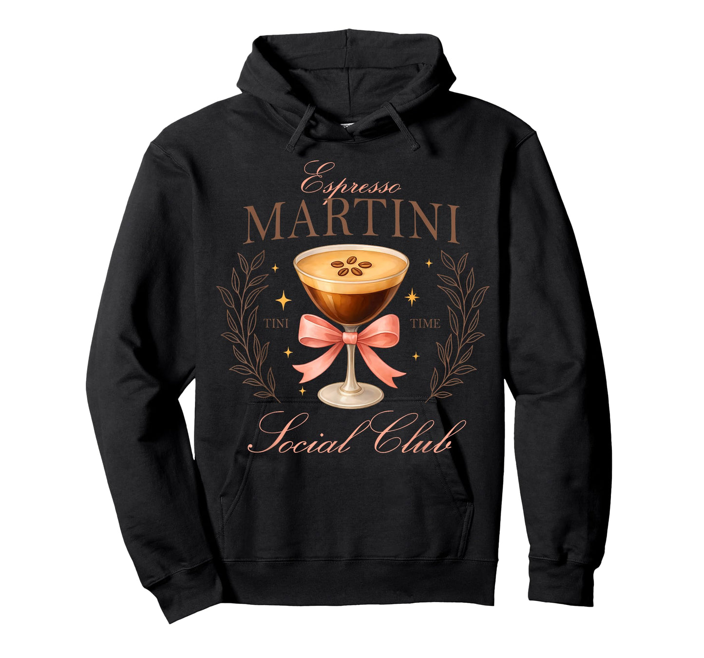Womens Espresso Martini Social Club Drinking Cocktail T-Shirt