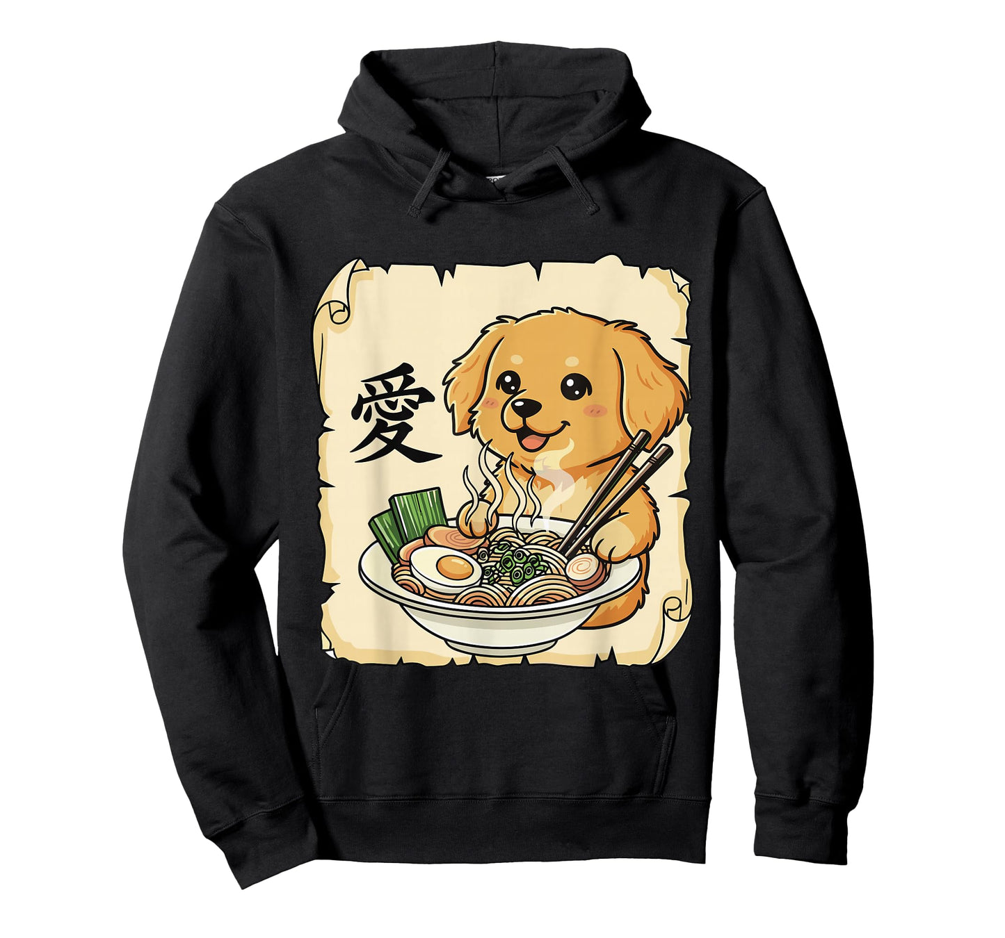 Funny Dog Ramen Kawaii Anime Japanese Graphic Women Men T-Shirt