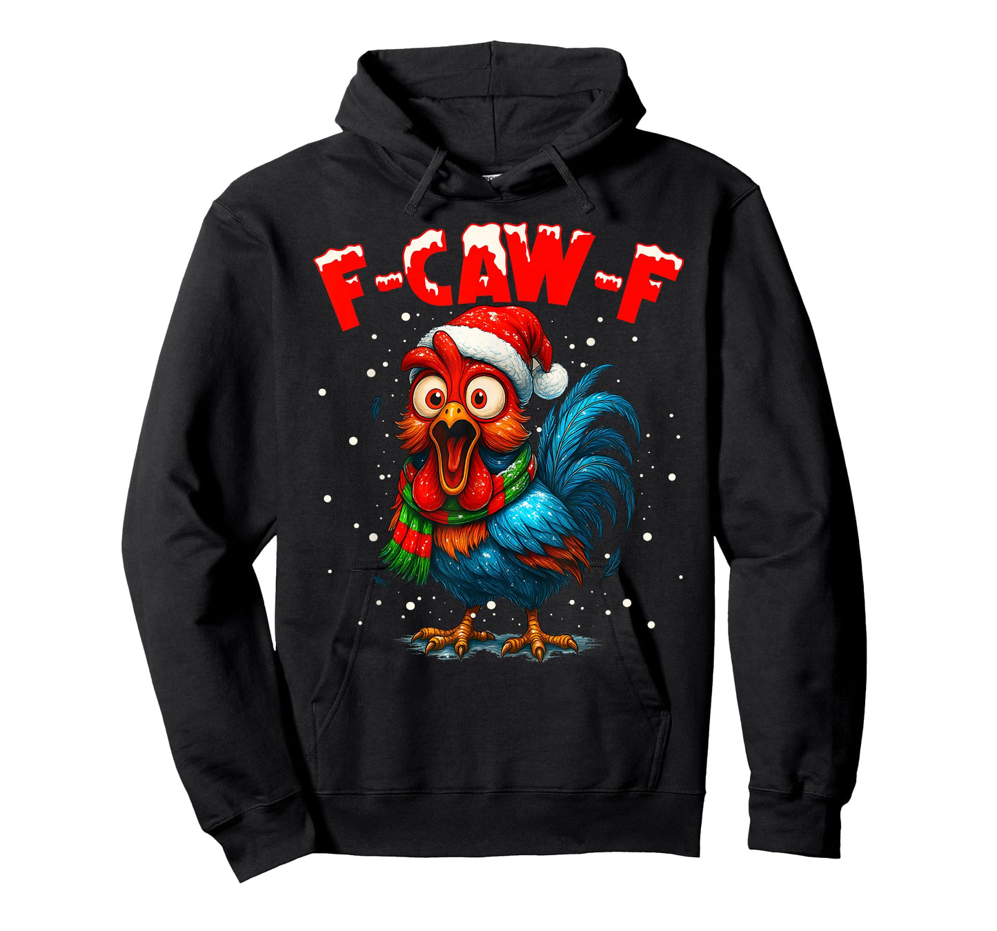 f-caw-f Chicken Fcawf Rooster Coffee Christmas Fcawf Chicken T-Shirt