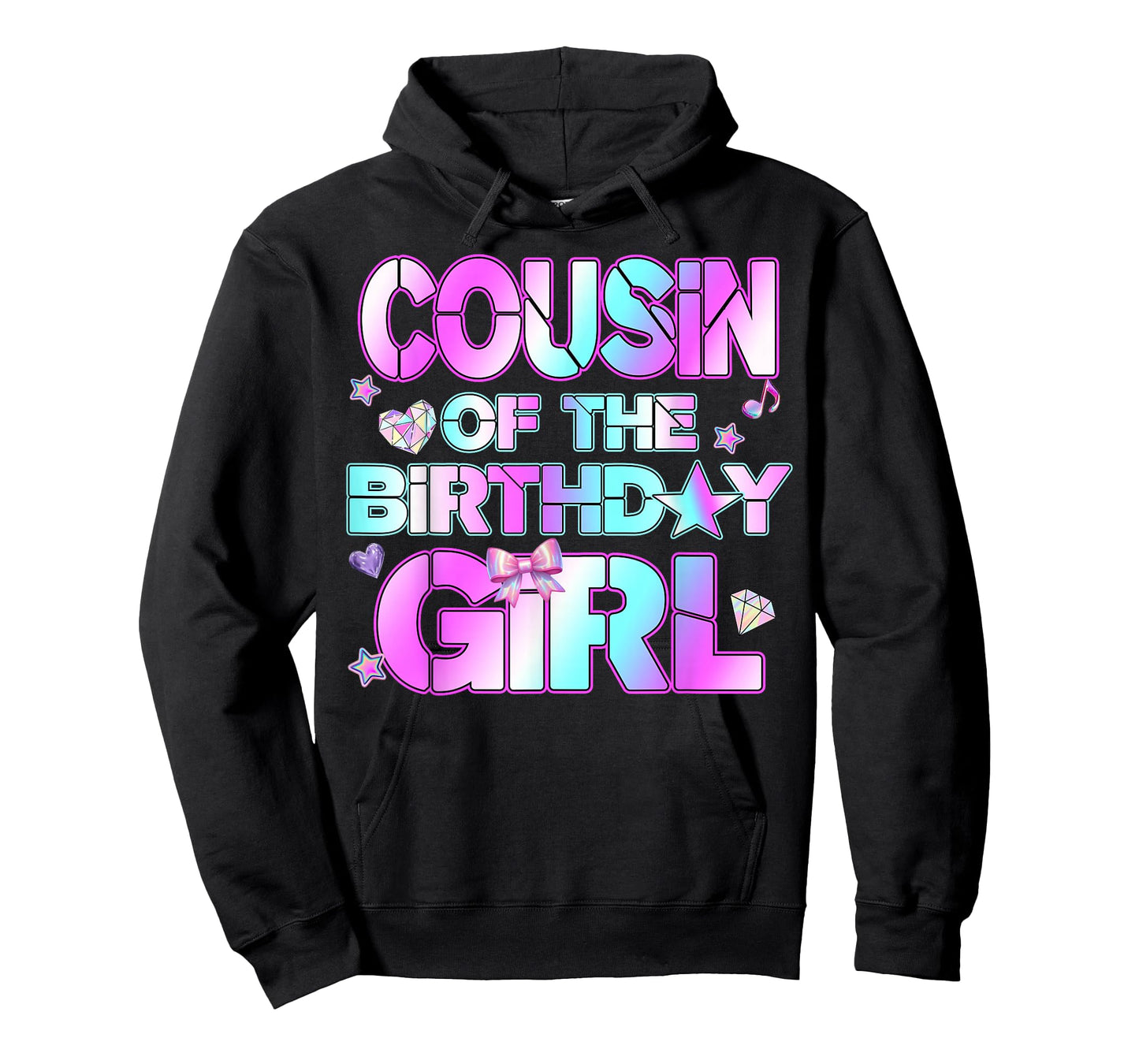 Cousin The Birthday Girl Kpop Family Birthday Party Girls T-Shirt
