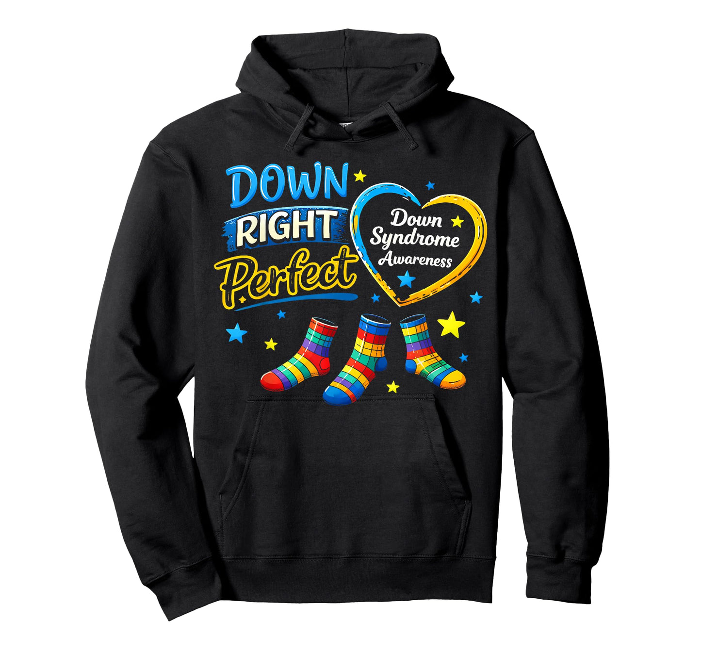 Down Right Perfect World Down Syndrome Awareness Men Women T-Shirt
