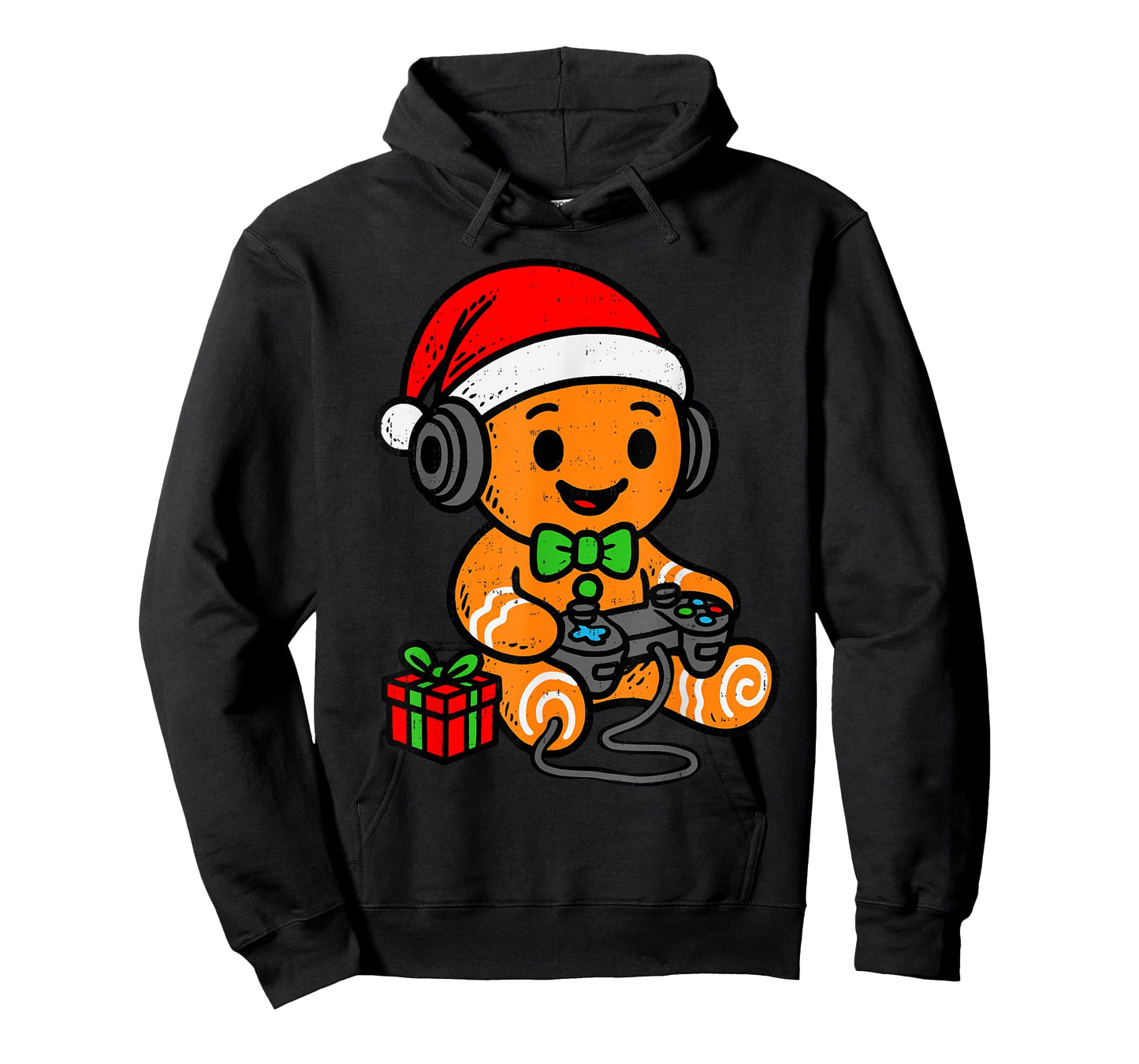 Gamer Gingerbread Christmas Gaming Game Teen Boy Toddler Kid T-Shirt