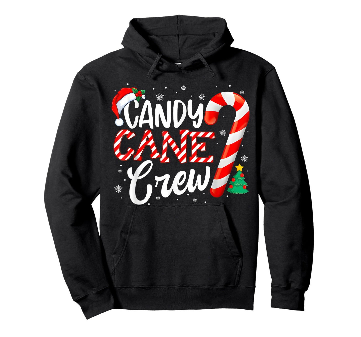 Candy Cane Crew Funny Christmas Candy Lover Xmas T-Shirt