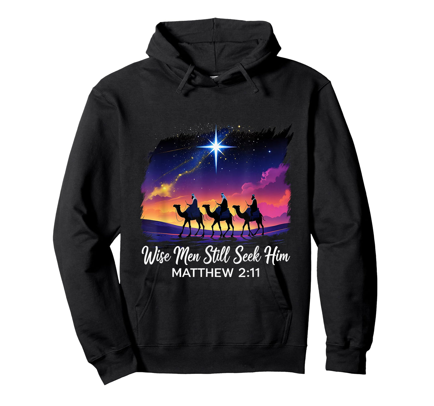 Vintage Wise Men Still Seek Him Jesus Faith 3 Kings T-Shirt