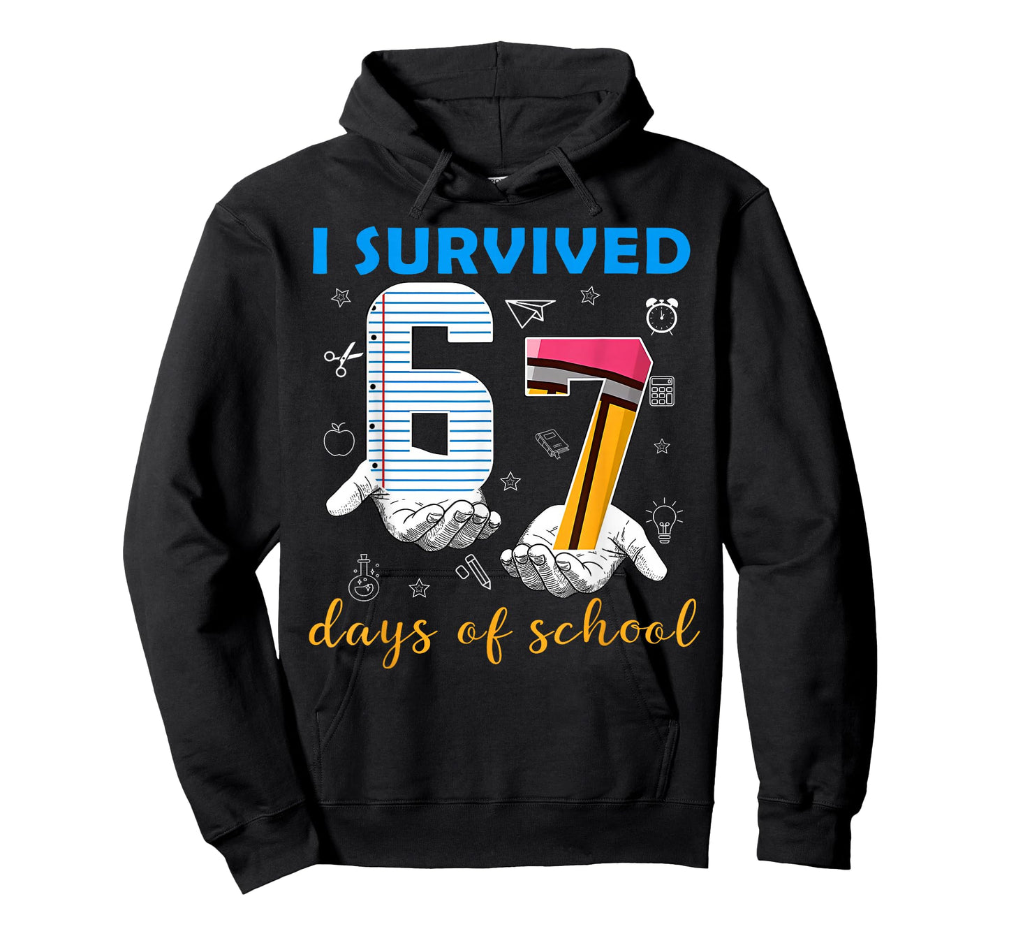 I Survived 67 Days of School Funny Meme Teacher Student T-Shirt