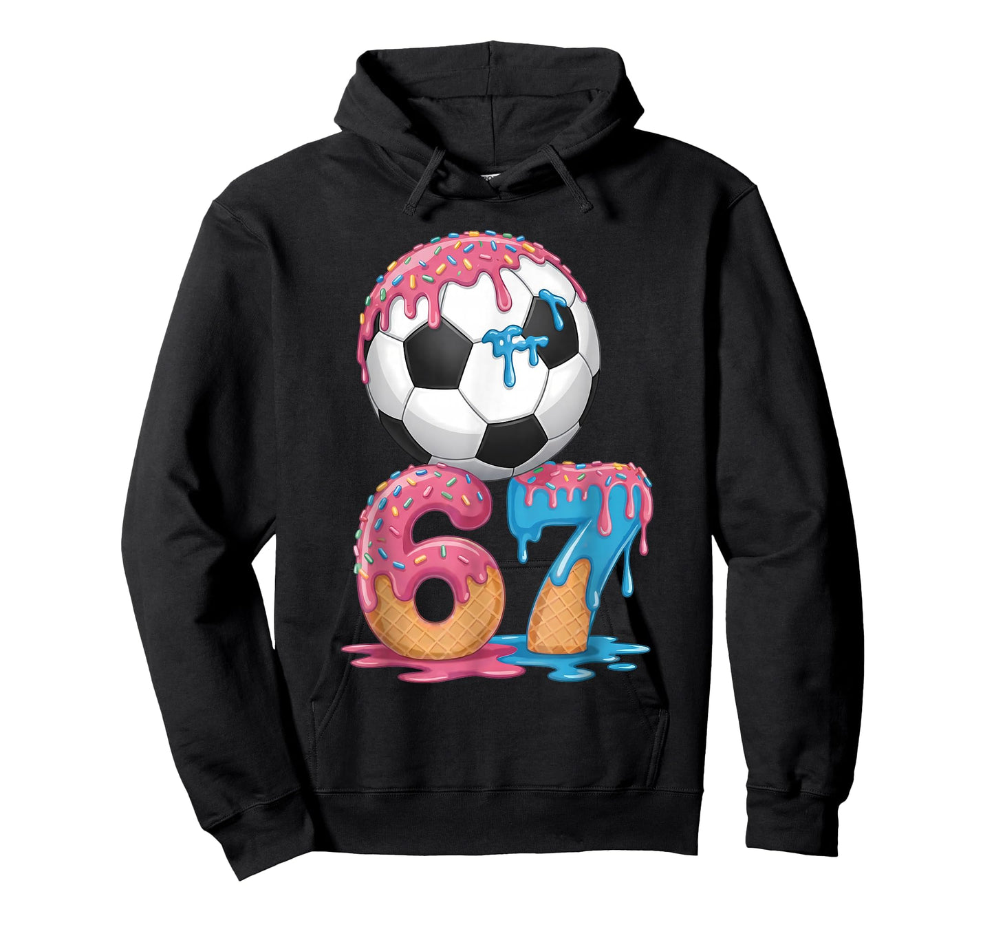 Soccer Drip Number 67 Boys Soccer Player 67 T-Shirt