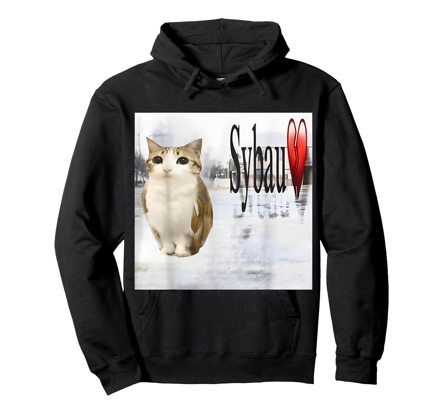 Sybau Cat Owl Silly Meme Stupid Brainrot Meowl Ai Meme T-Shirt