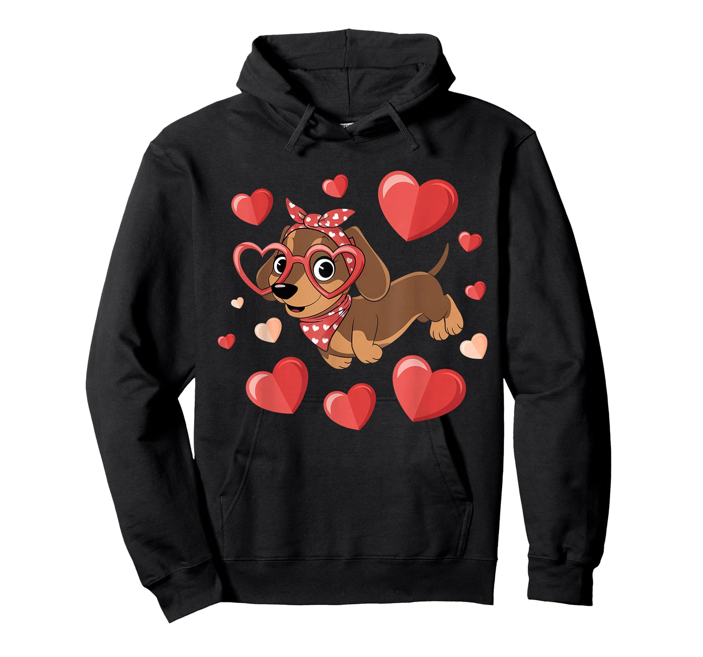 Dachshund Valentines Day Wiener Dog Lover Weenie Heart T-Shirt