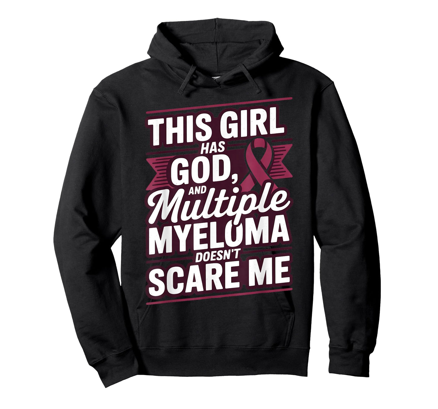 This Girl Has God Myeloma Cancer Awareness Multiple Myeloma T-Shirt