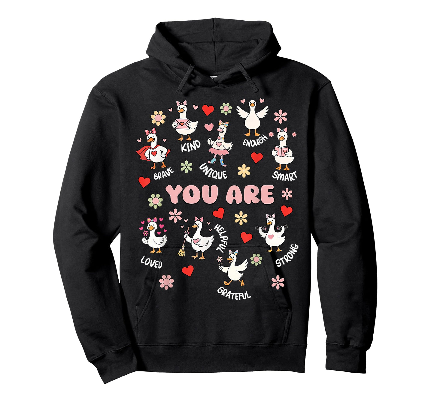You are Affirmations Silly Goose Valentines Teacher Positive T-Shirt