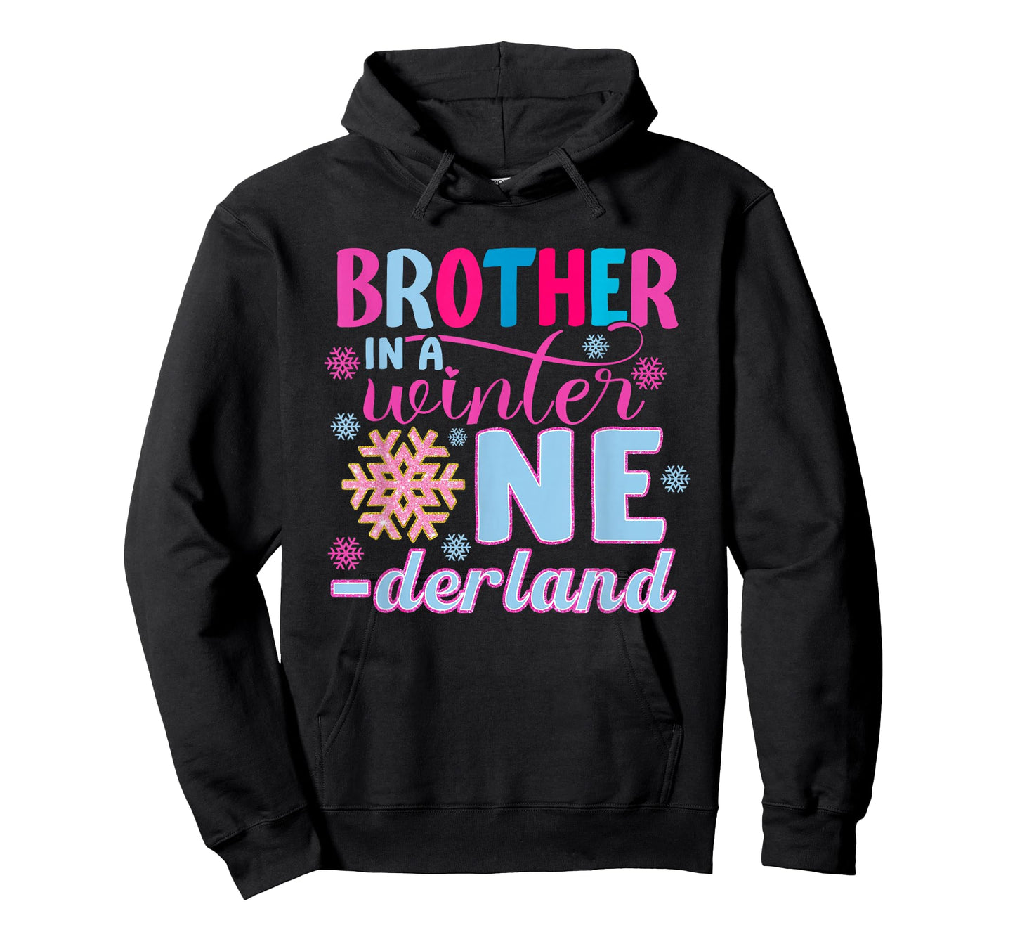 Brother in A Winter Onederland Bday Girl Sweet Snowflake T-Shirt
