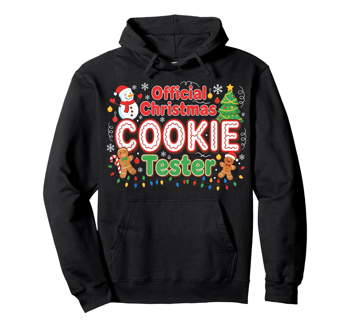 Official Christmas Cookie Tester Taster Baking Toddler Kids T-Shirt