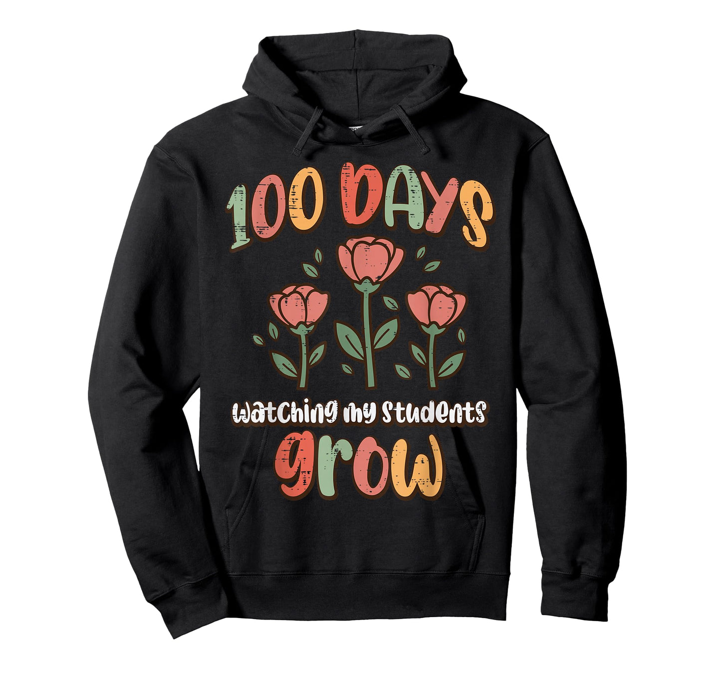 100 Days Watching My Students Grow 100th Day School Teacher T-Shirt
