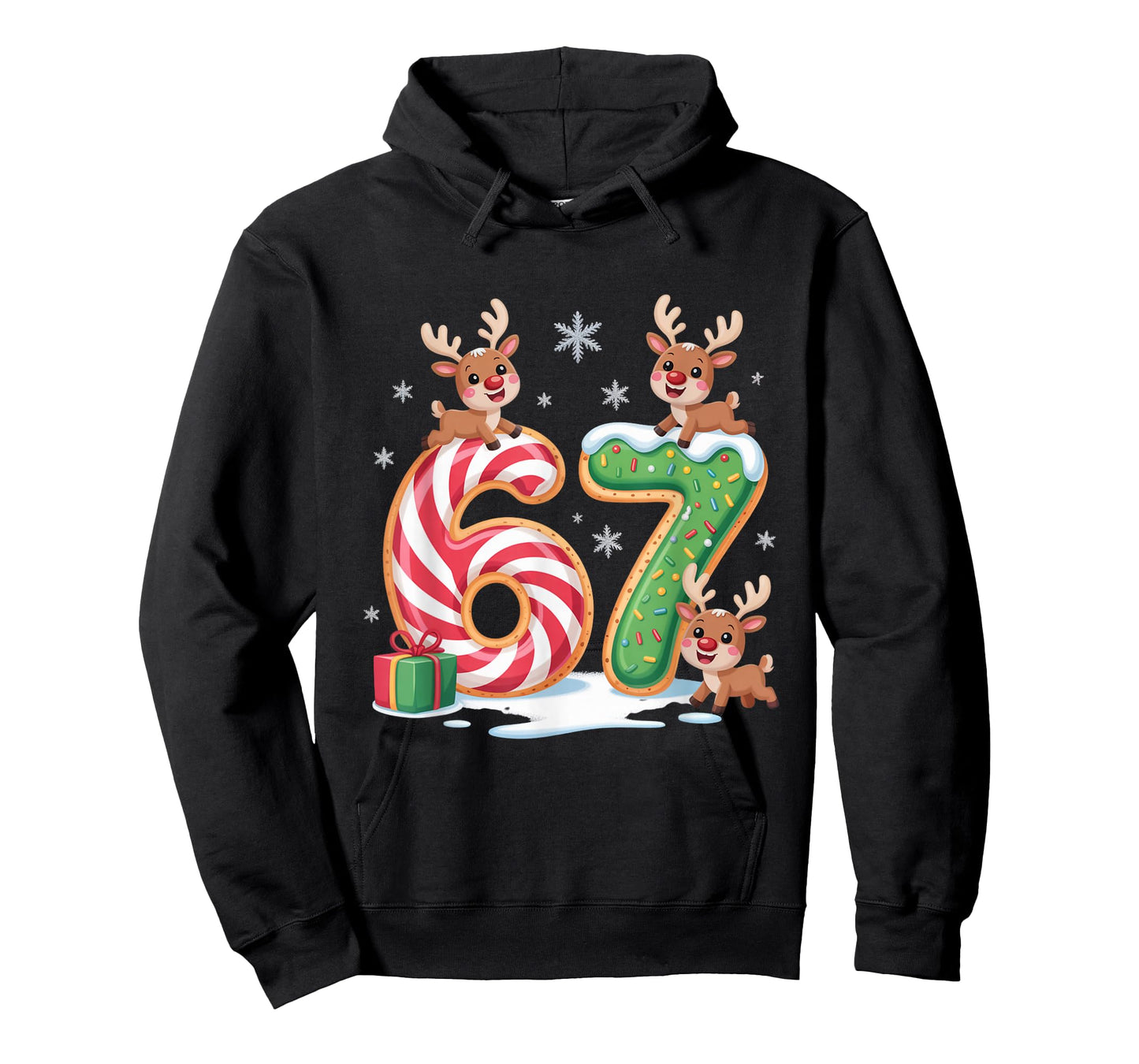 Christmas 67 Funny Xmas Six Seven Ugly Sweater 6-7 T-Shirt