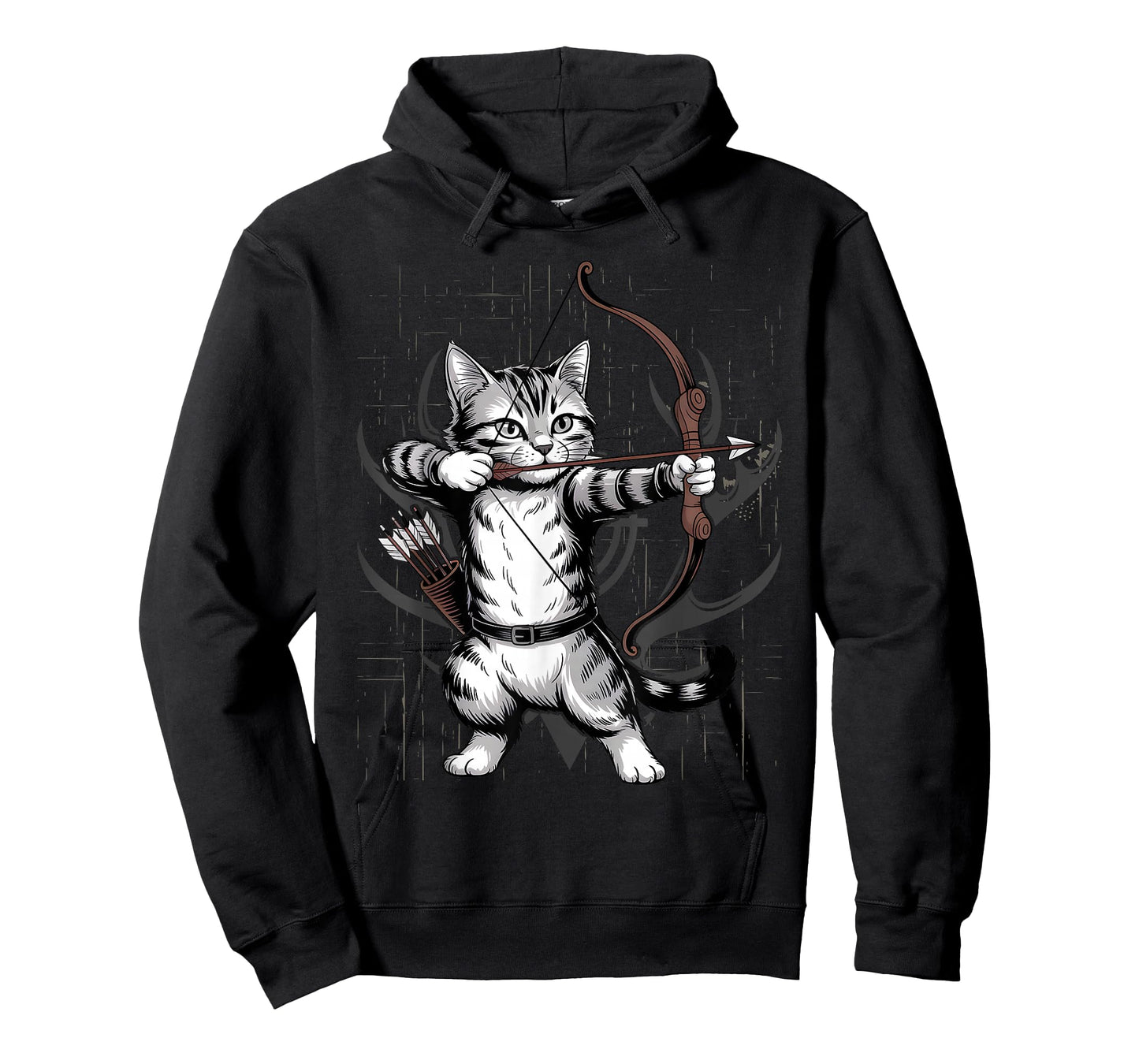 Vintage Archery Cat Kitten Lover T-Shirt